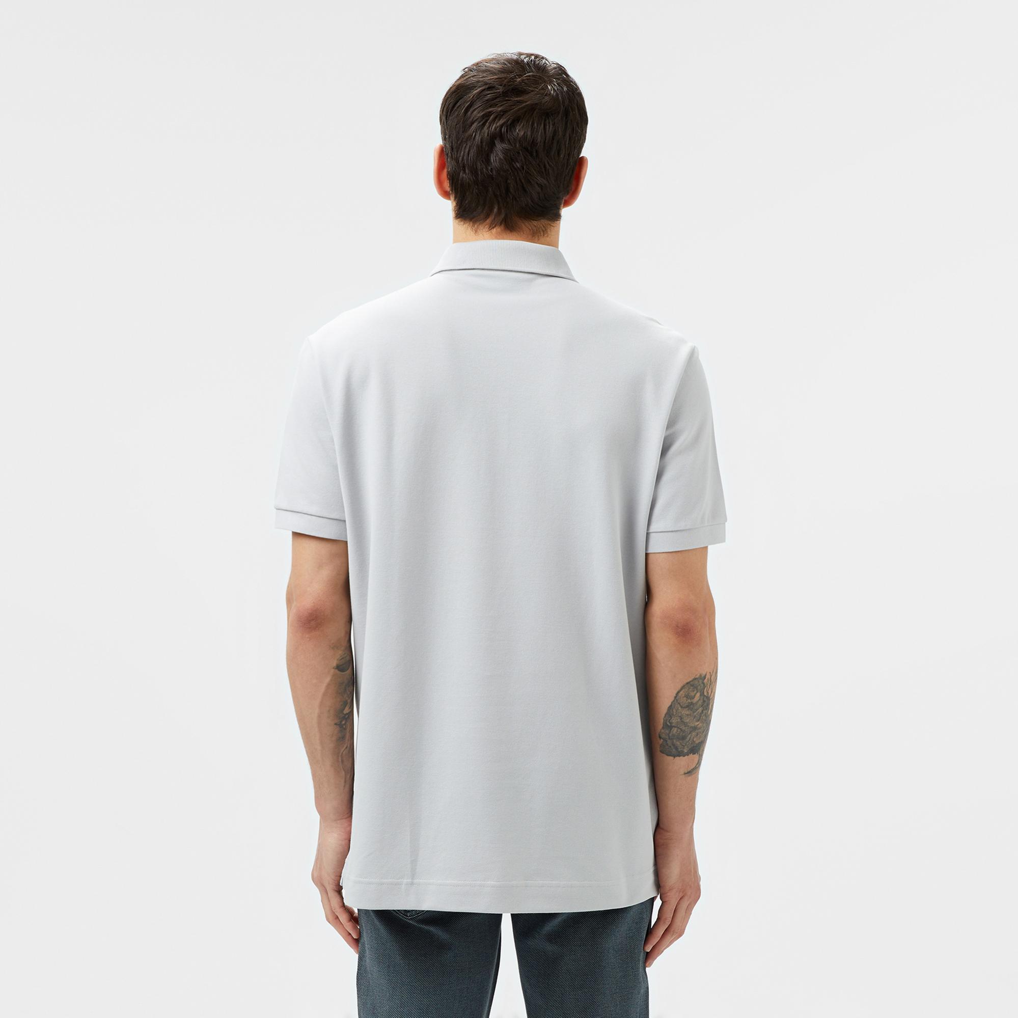Lacoste Paris Erkek Regular Fit Gri Polo