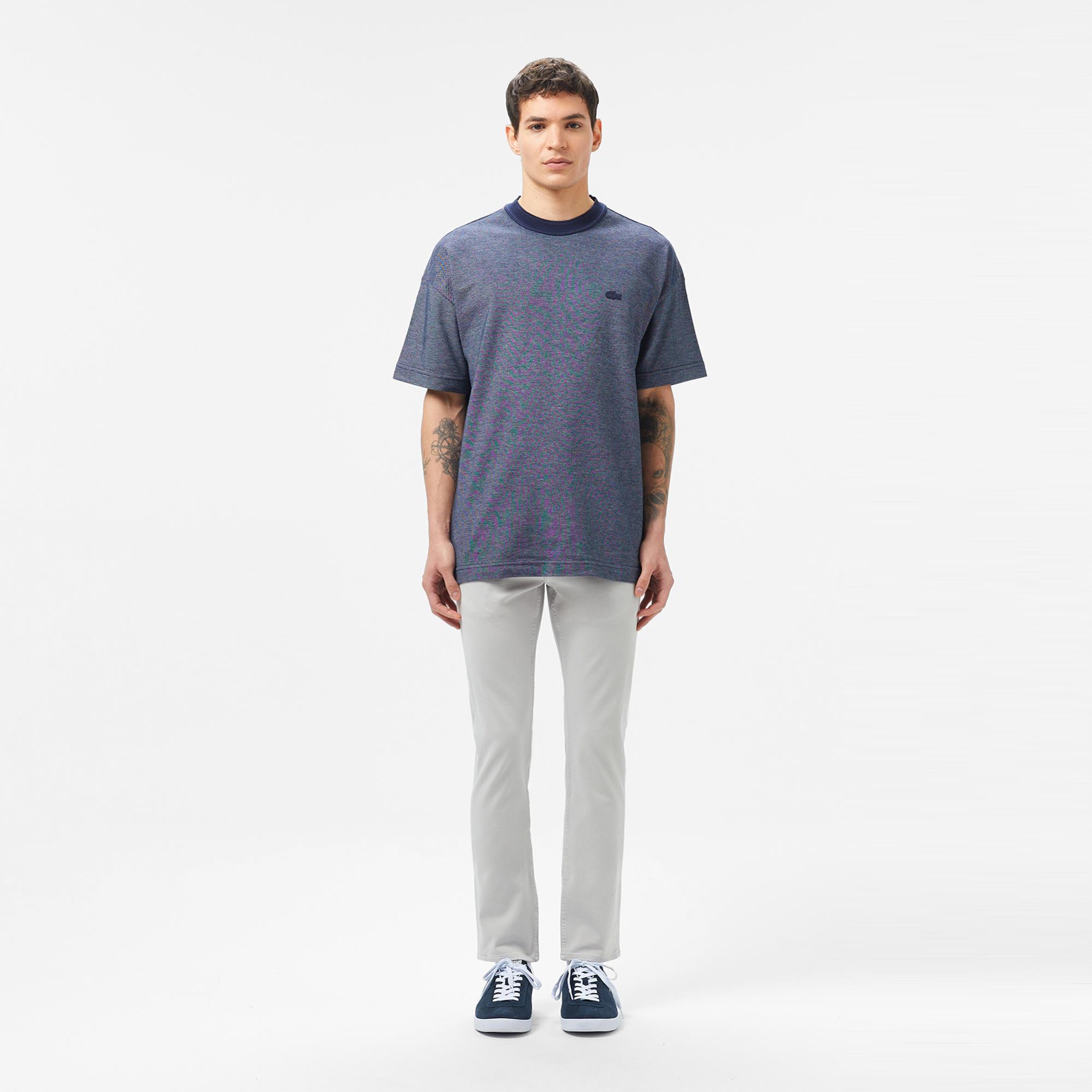 Erkek Slim Fit Gri Jean Pantolon