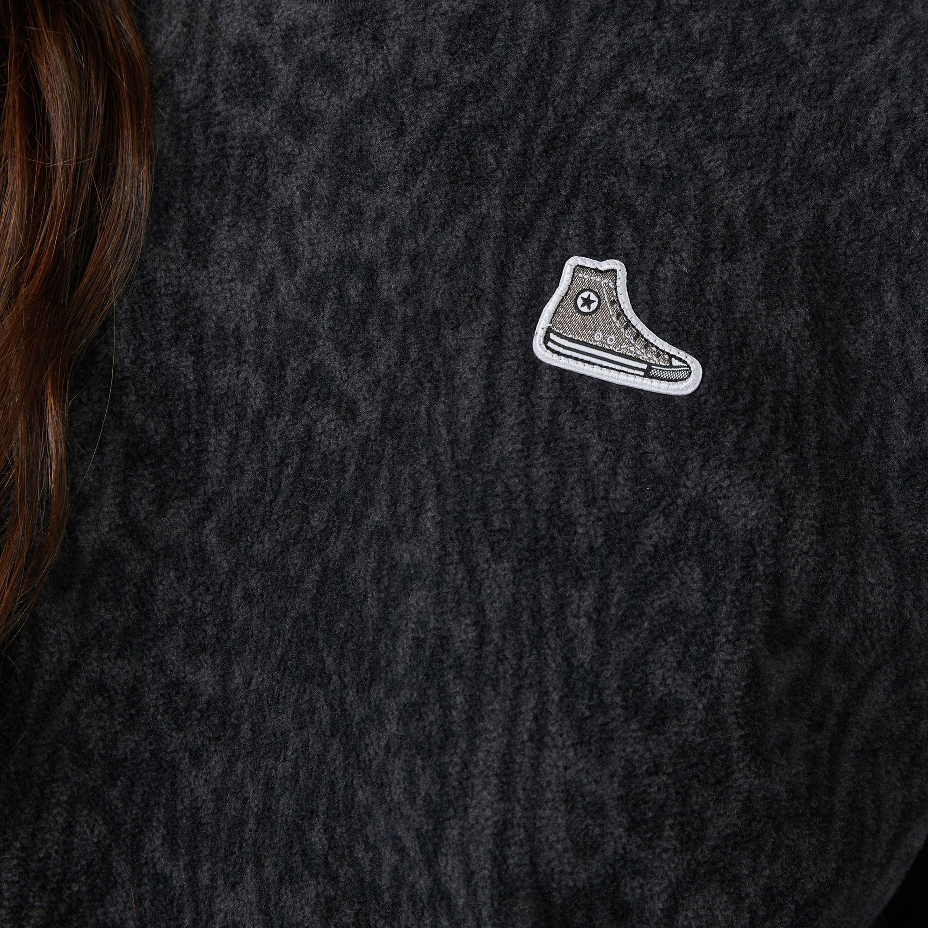 Converse Kadın Siyah Sweatshirt
