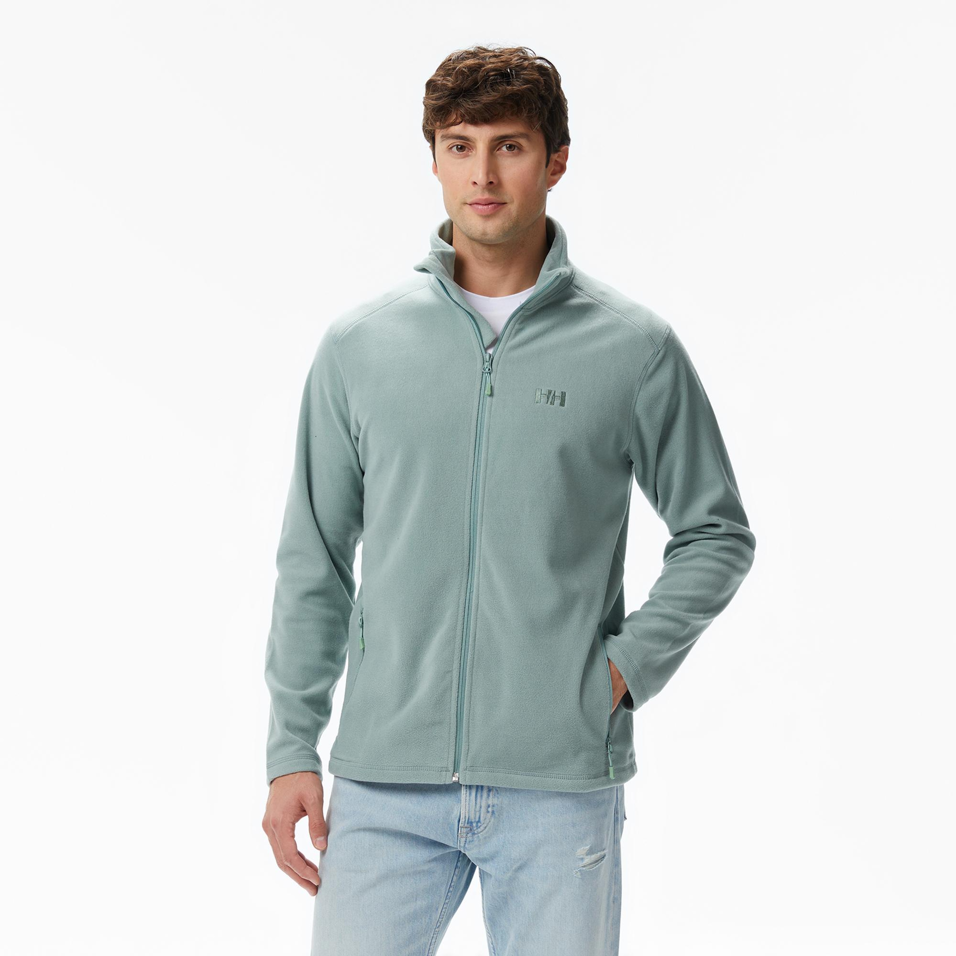 Helly Hansen Fullzip Erkek Yeşil Outdoor Polar Mont
