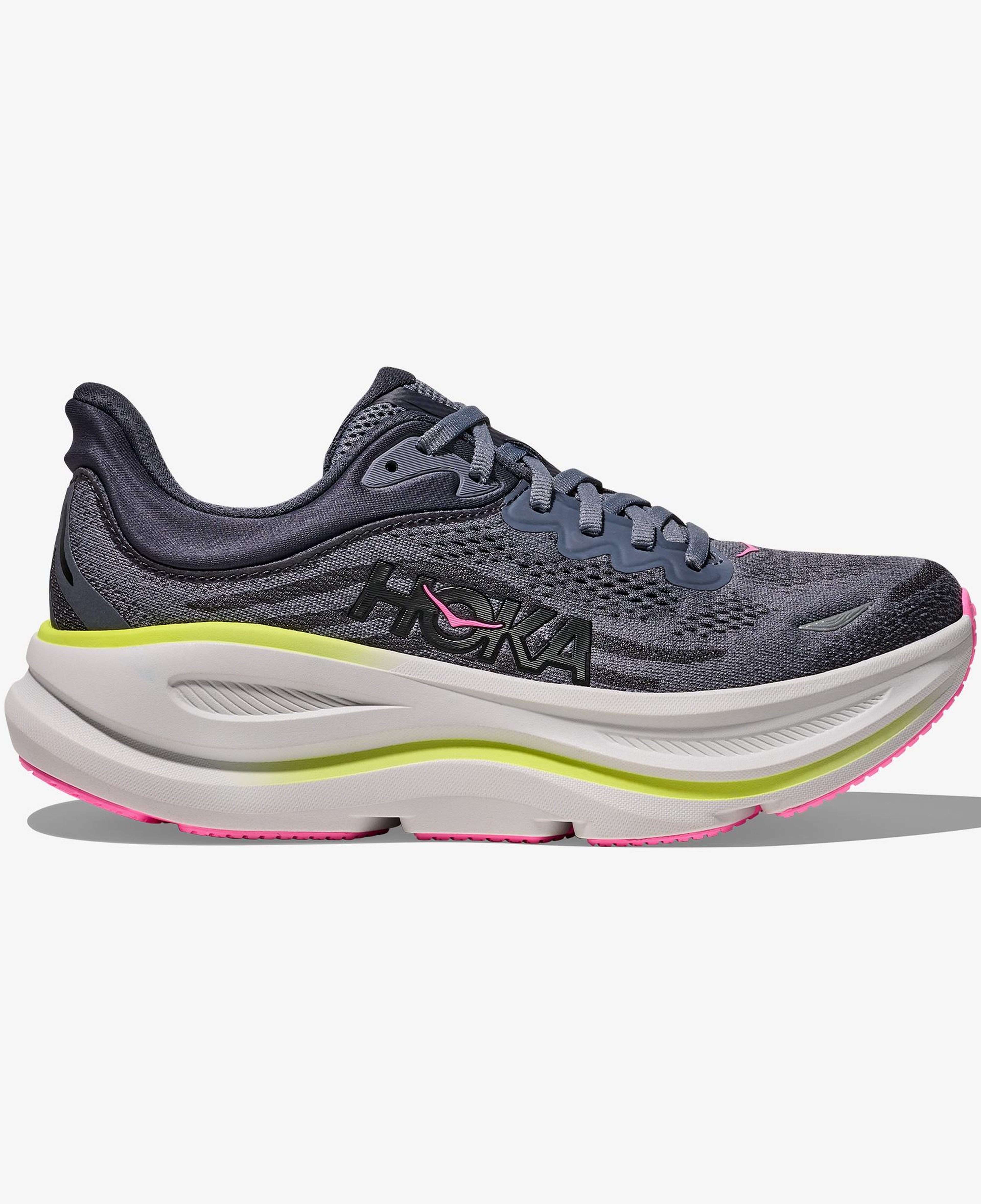Hoka Bondi 9 Kadın Gri Koşu Ayakkabısı