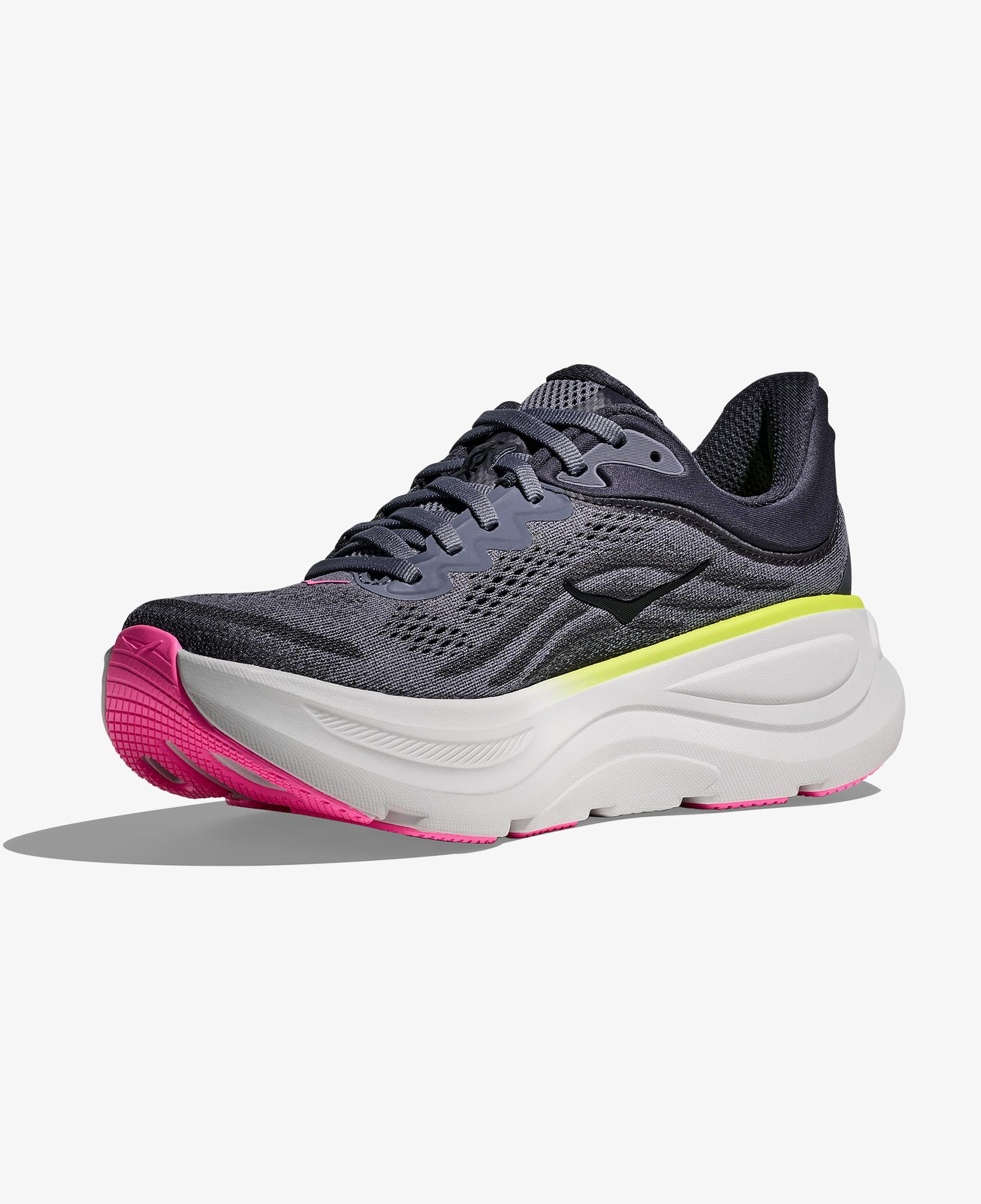 Hoka Bondi 9 Kadın Gri Koşu Ayakkabısı