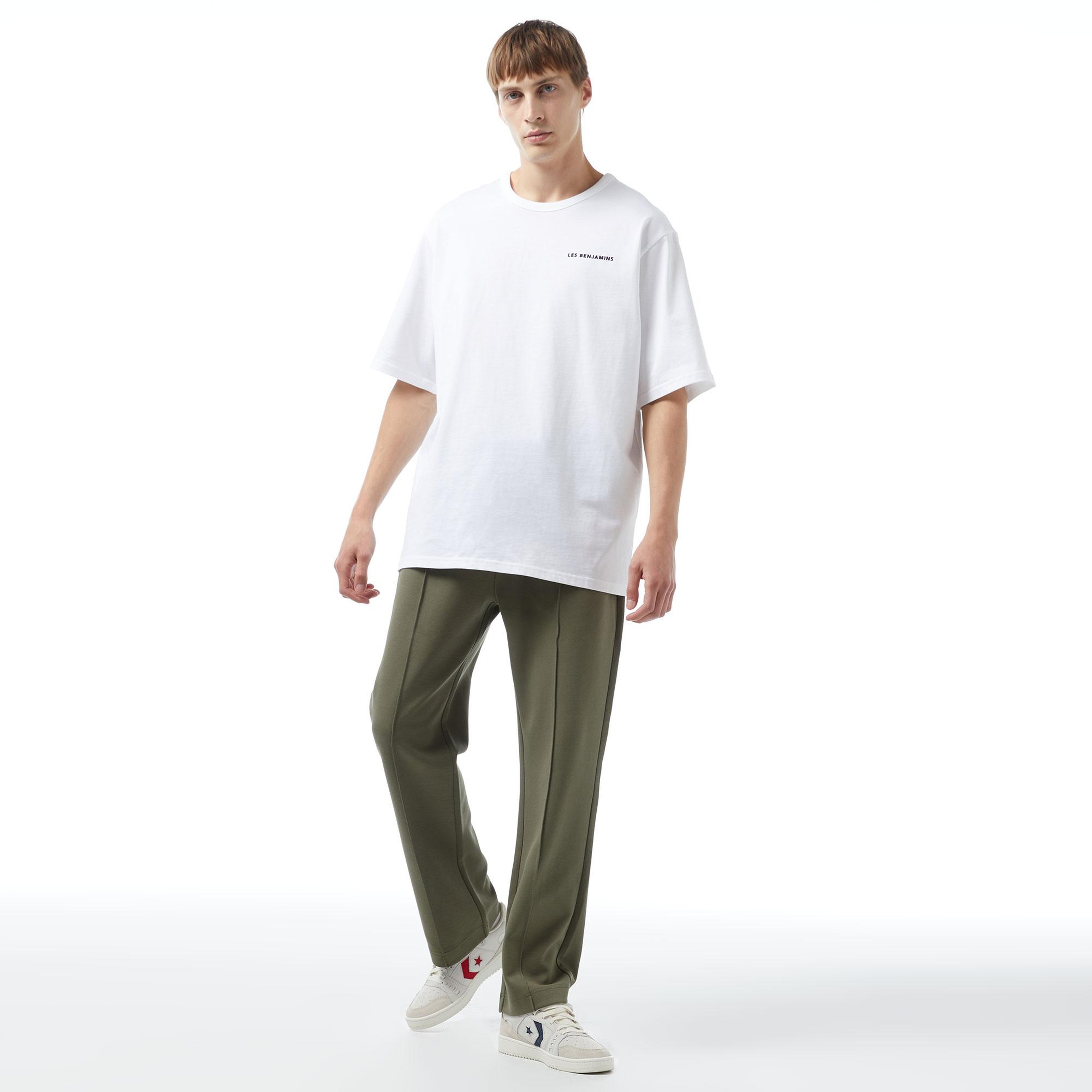 Les Benjamins 409 Erkek Beyaz T-Shirt