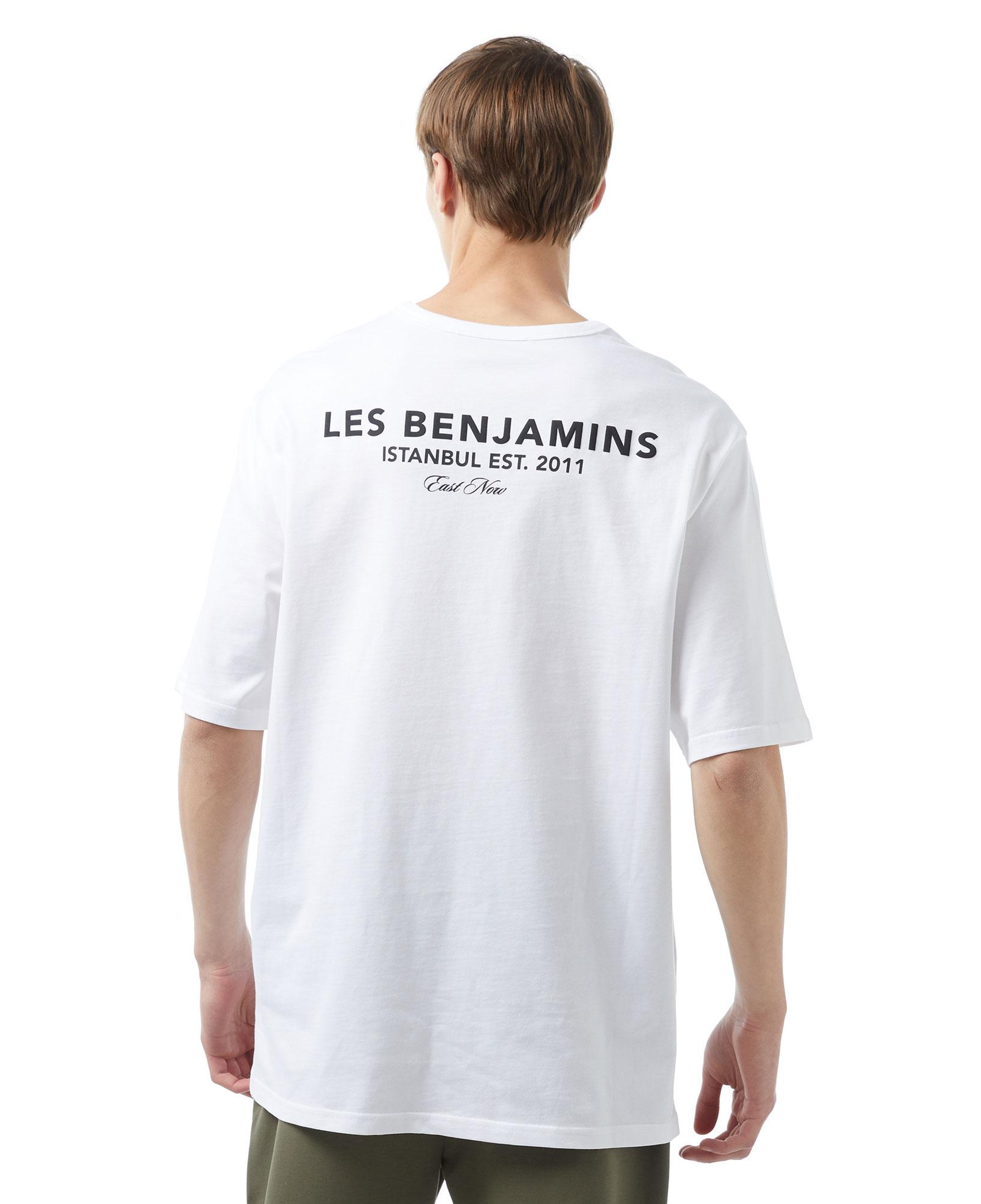Les Benjamins 409 Erkek Beyaz T-Shirt