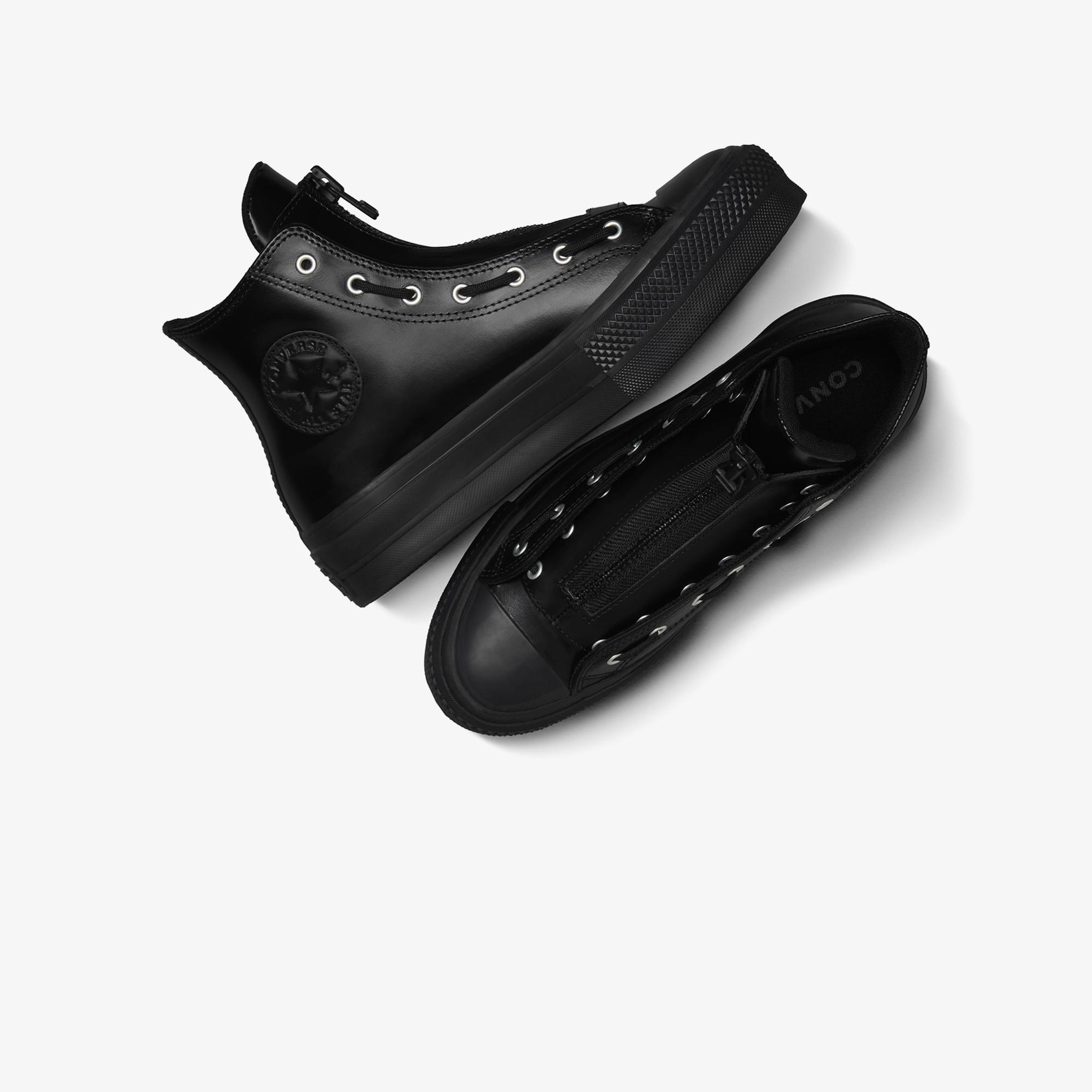 Converse Chuck Taylor All Star Lift Kadın Siyah Deri Bot