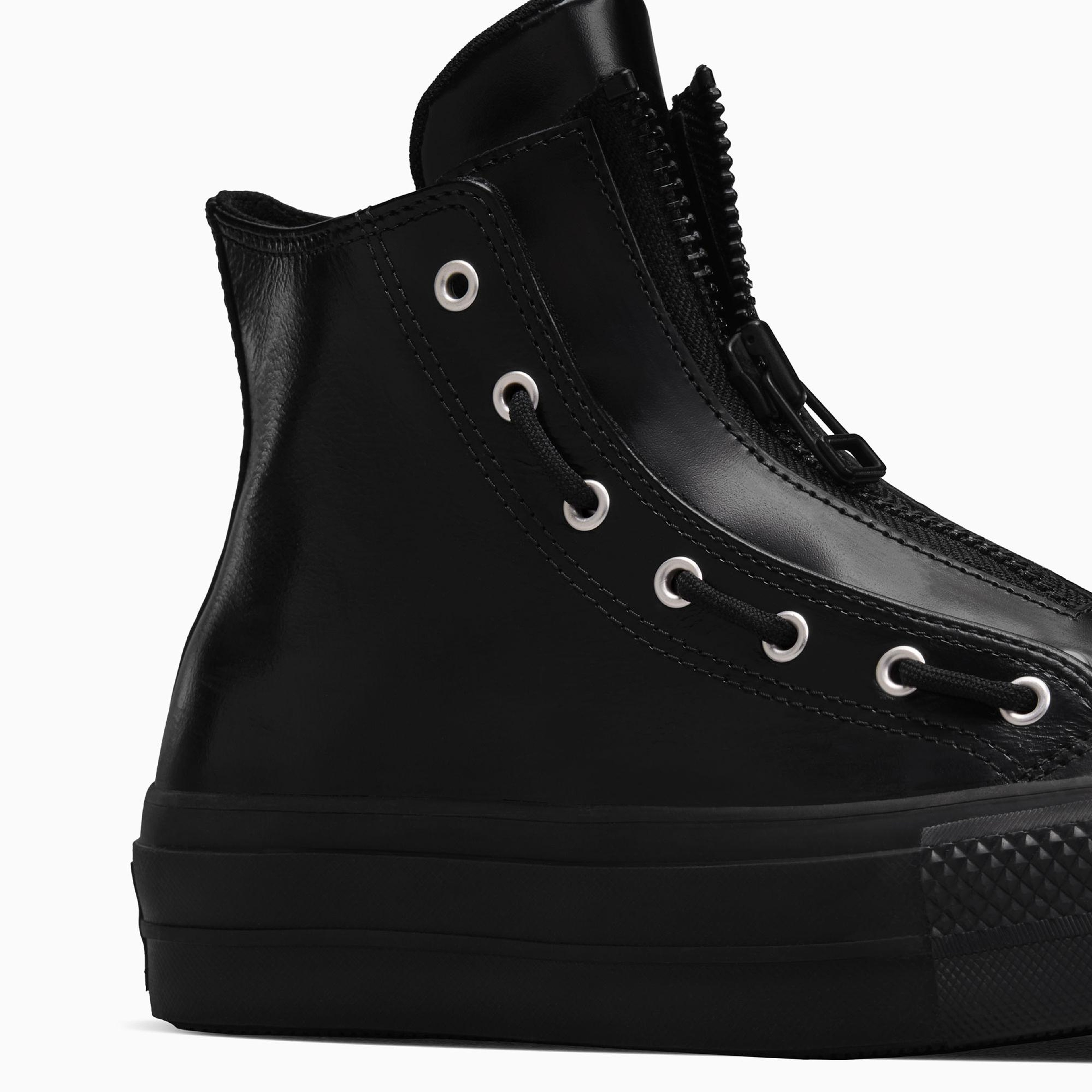 Converse Chuck Taylor All Star Lift Kadın Siyah Deri Bot