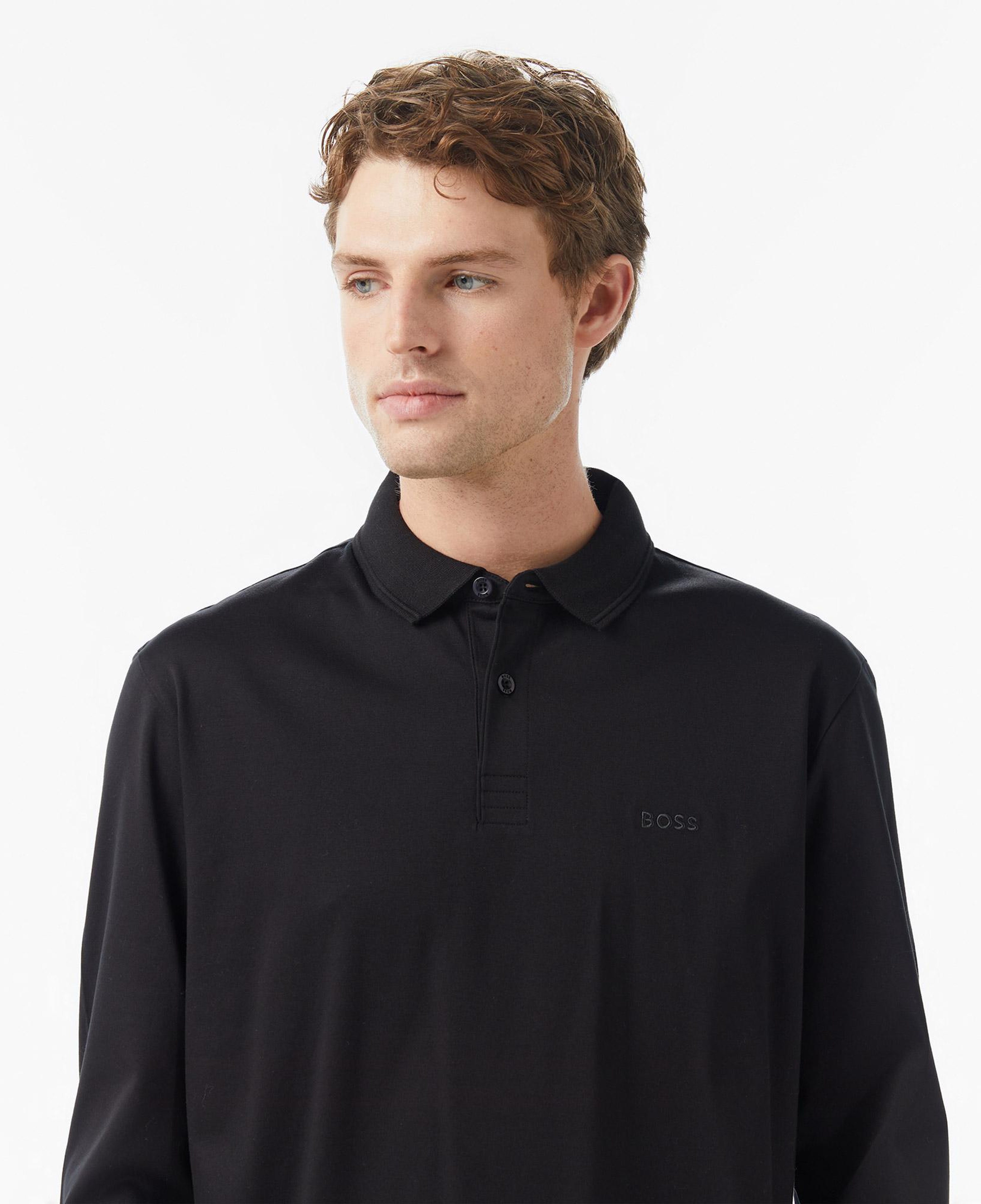 Boss Pirol Erkek Siyah Polo