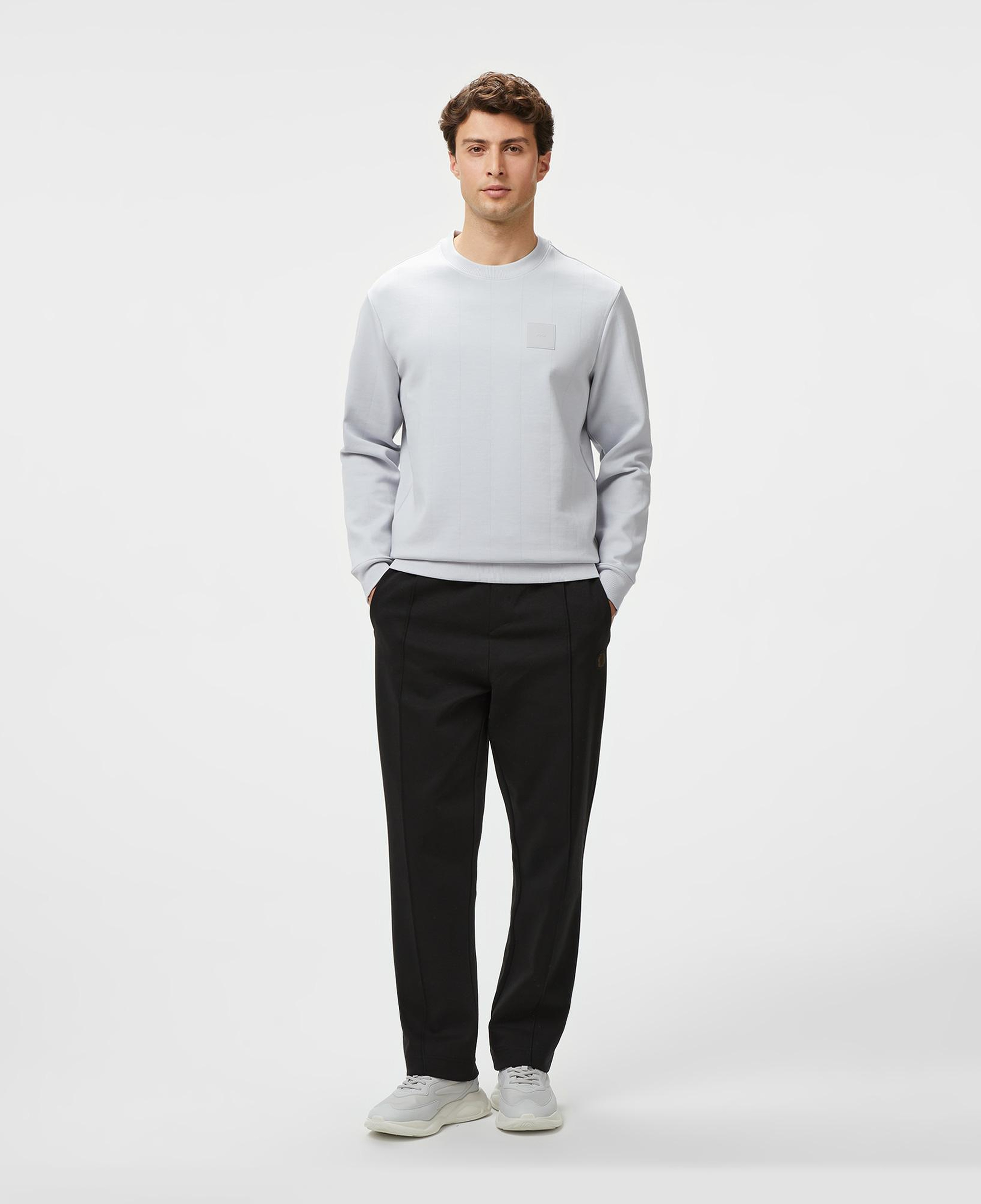 Boss Salbo Erkek Gri Sweatshirt