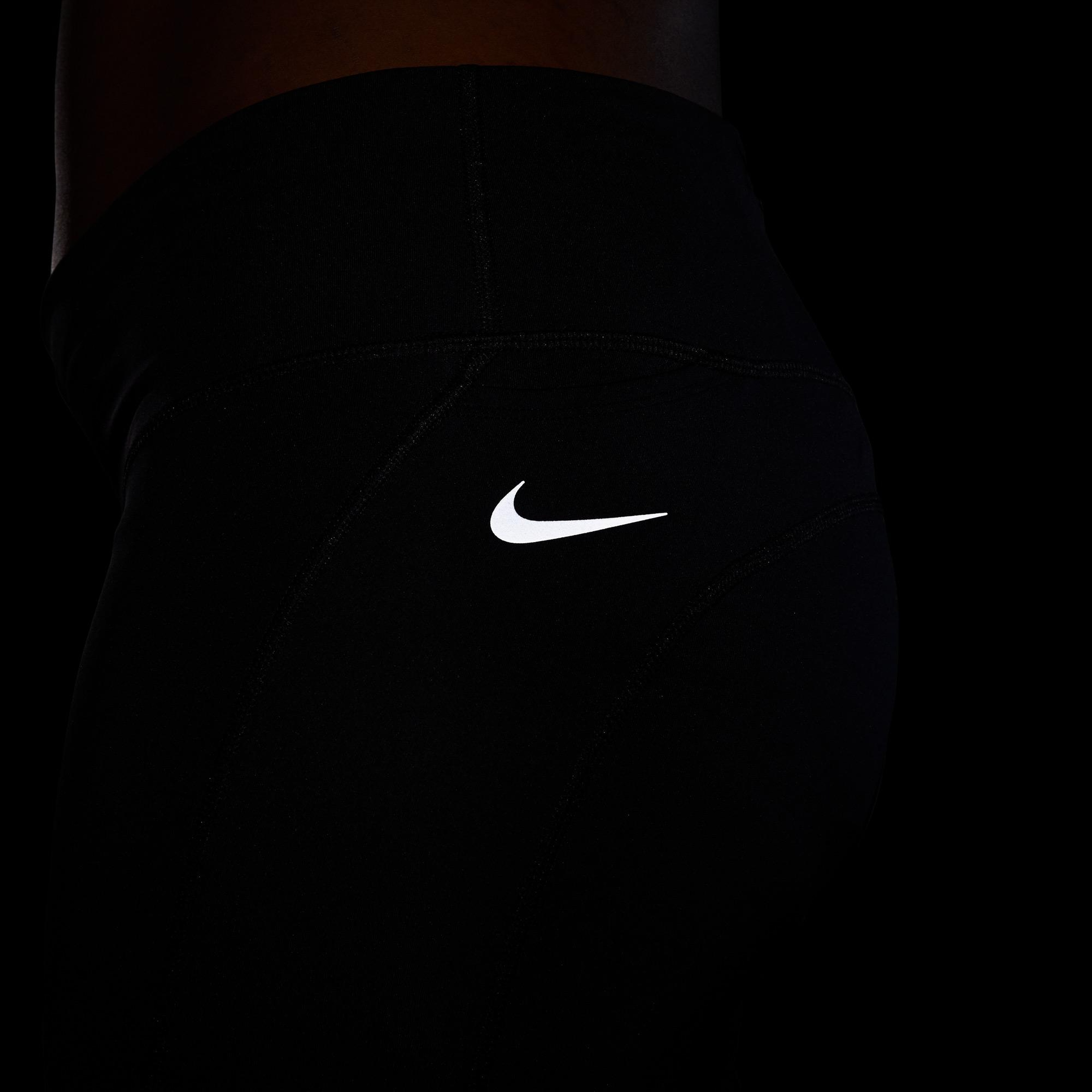 Nike Dri-Fit Fast Crop Kadın Siyah Tayt