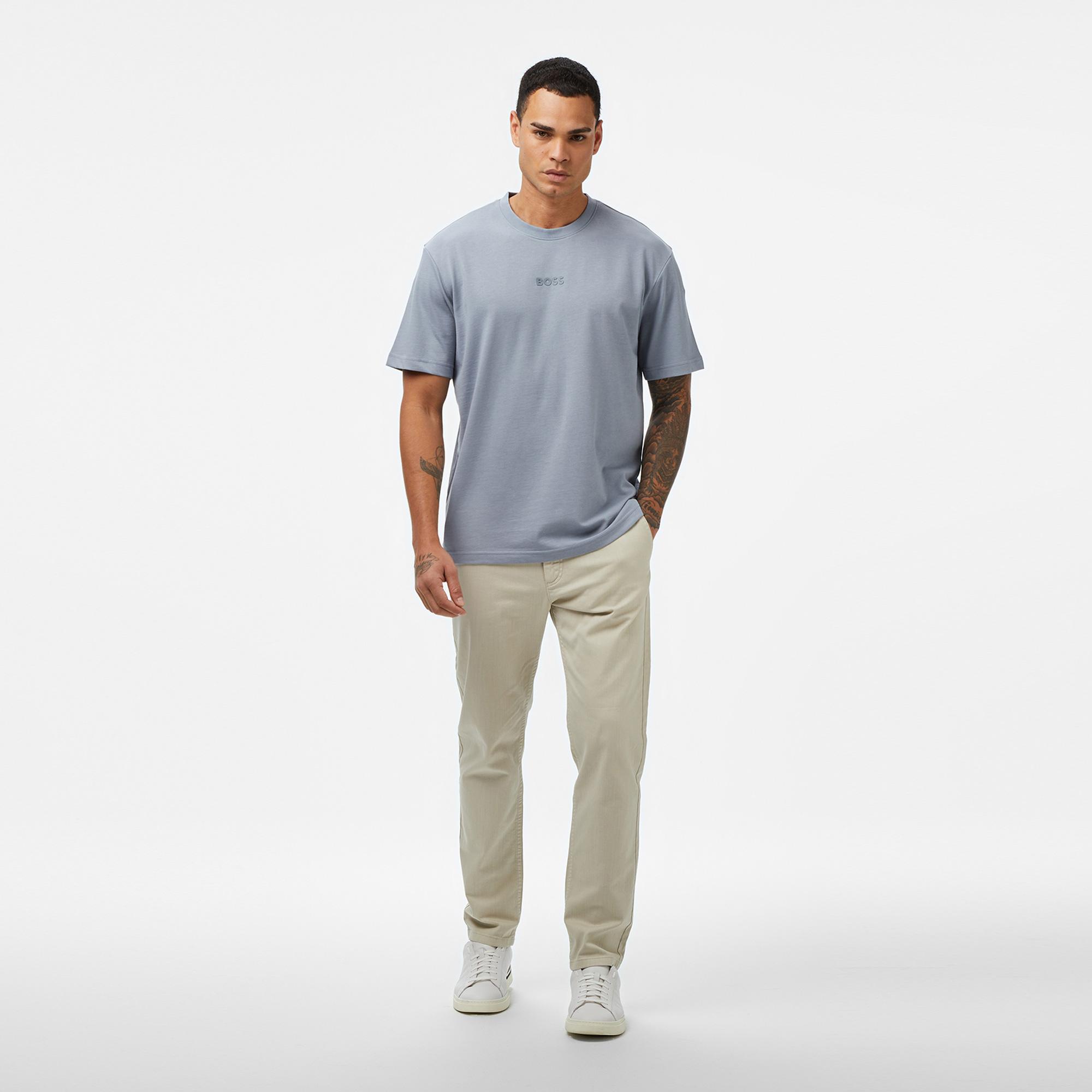 Boss Erkek Koyu Gri T-Shirt