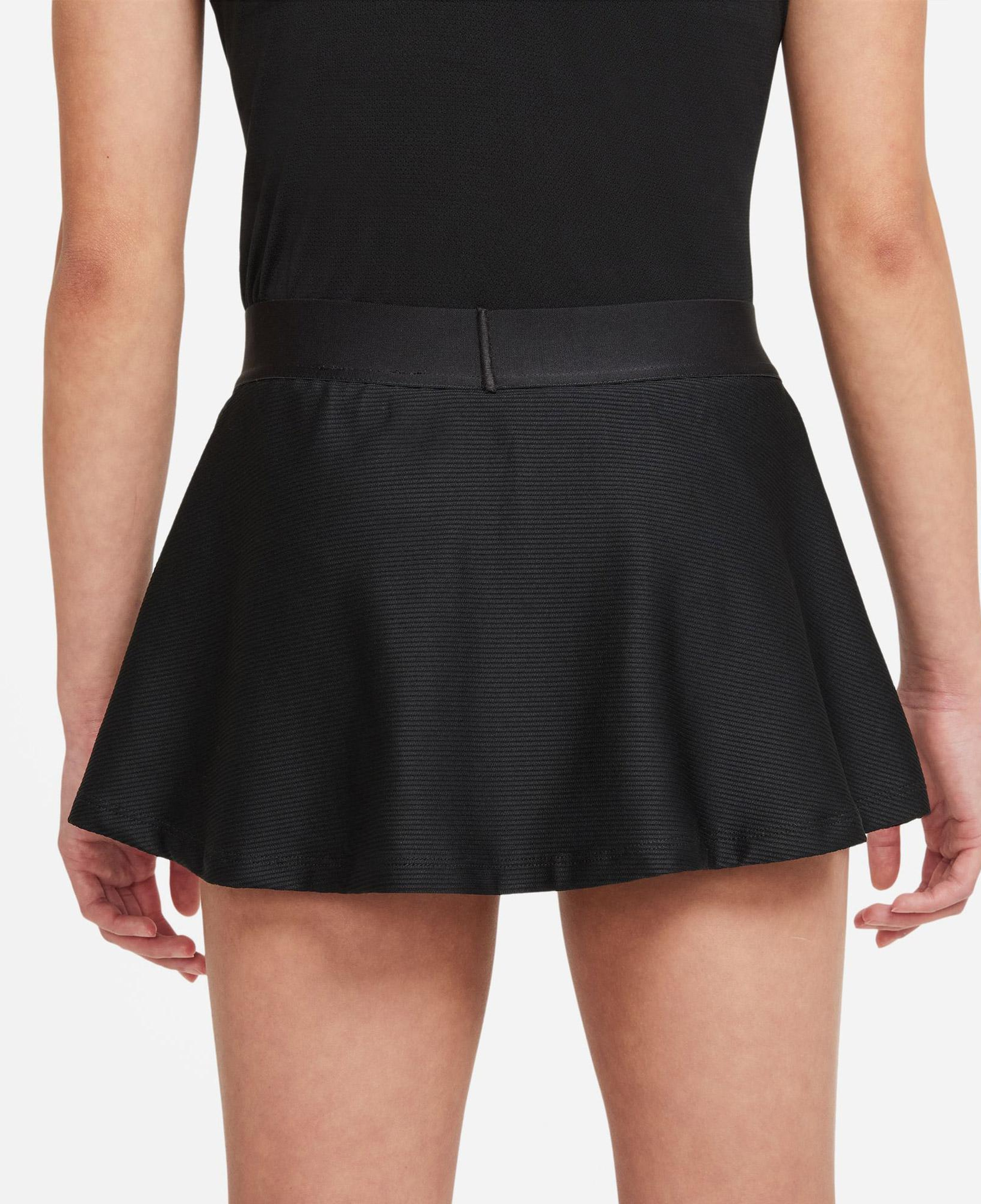 Nike Court Victory Tennis Çocuk Siyah Etek