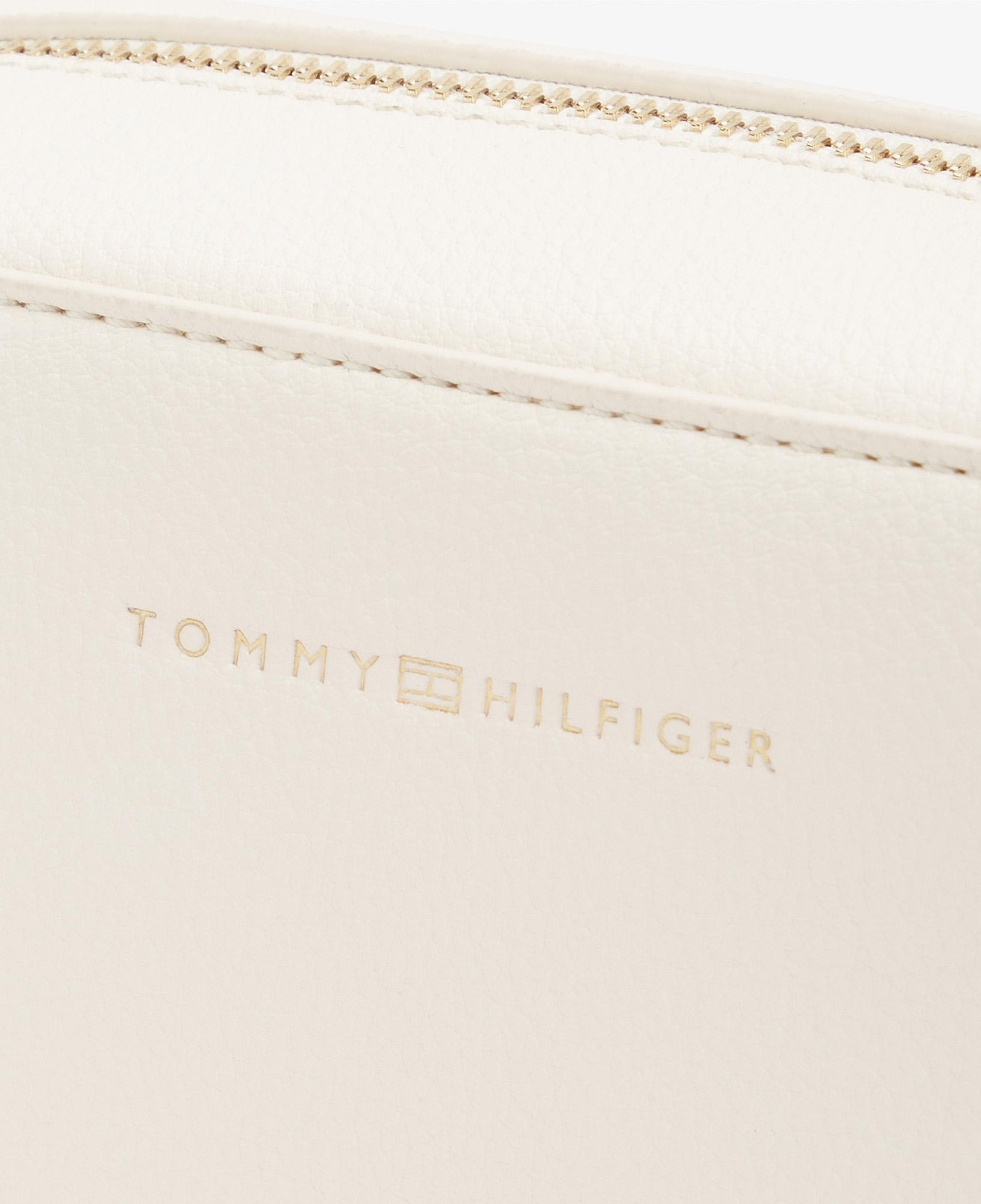 Tommy Hilfiger Logo Kadın Bej Çapraz Çanta