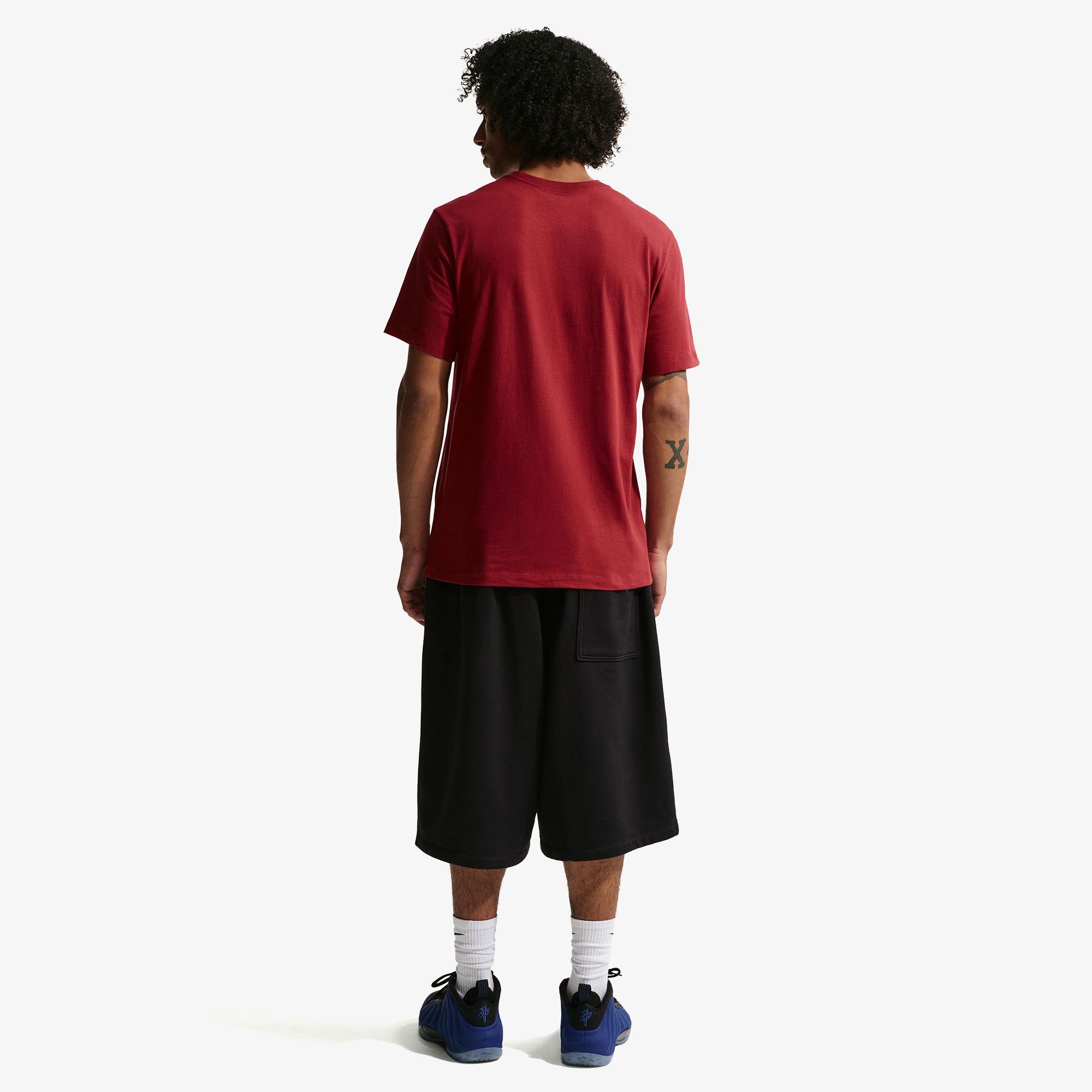 Nike Sportswear Icon Swoosh Erkek Kırmızı T-Shirt