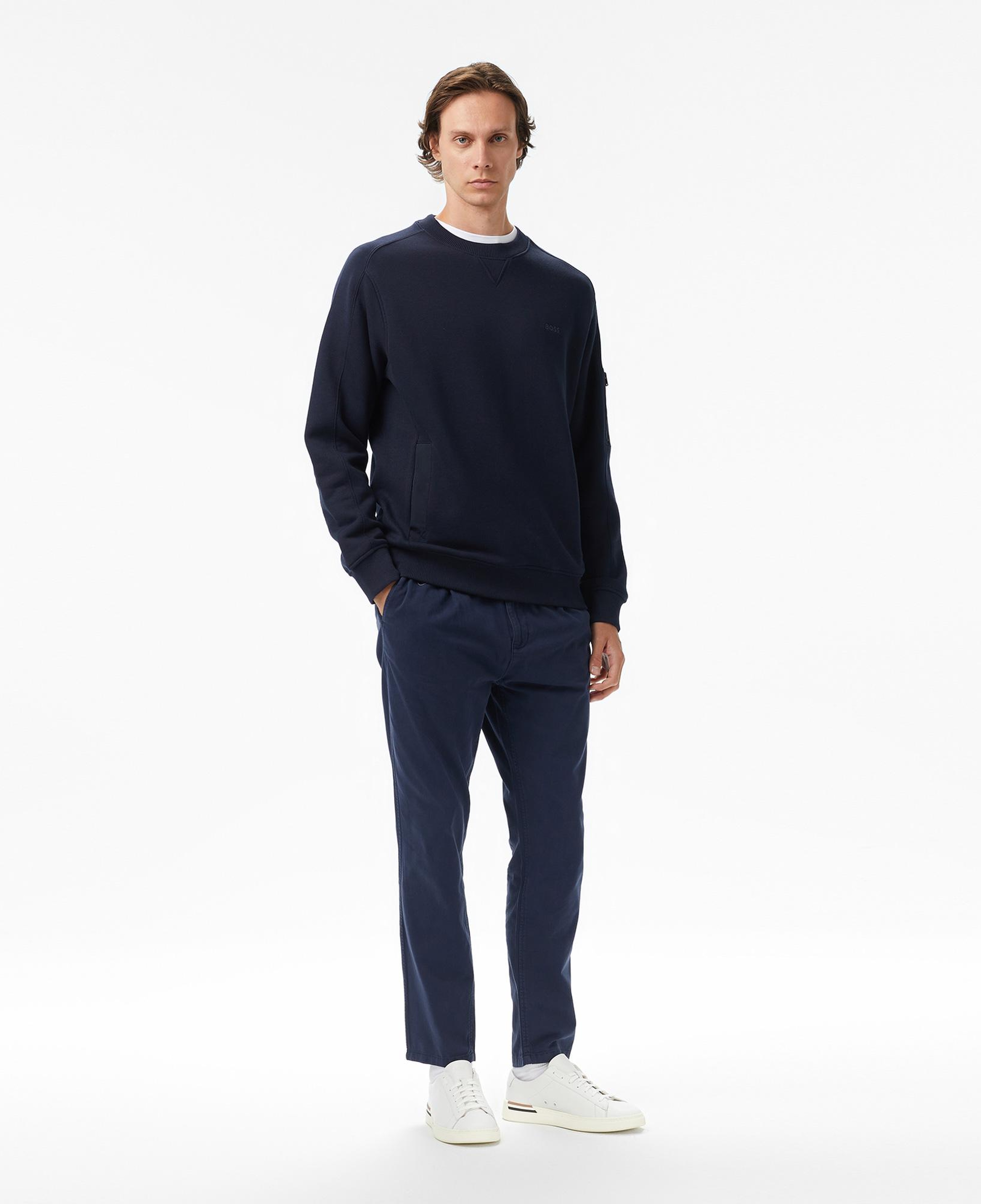Boss Erkek Koyu Mavi Sweatshirt