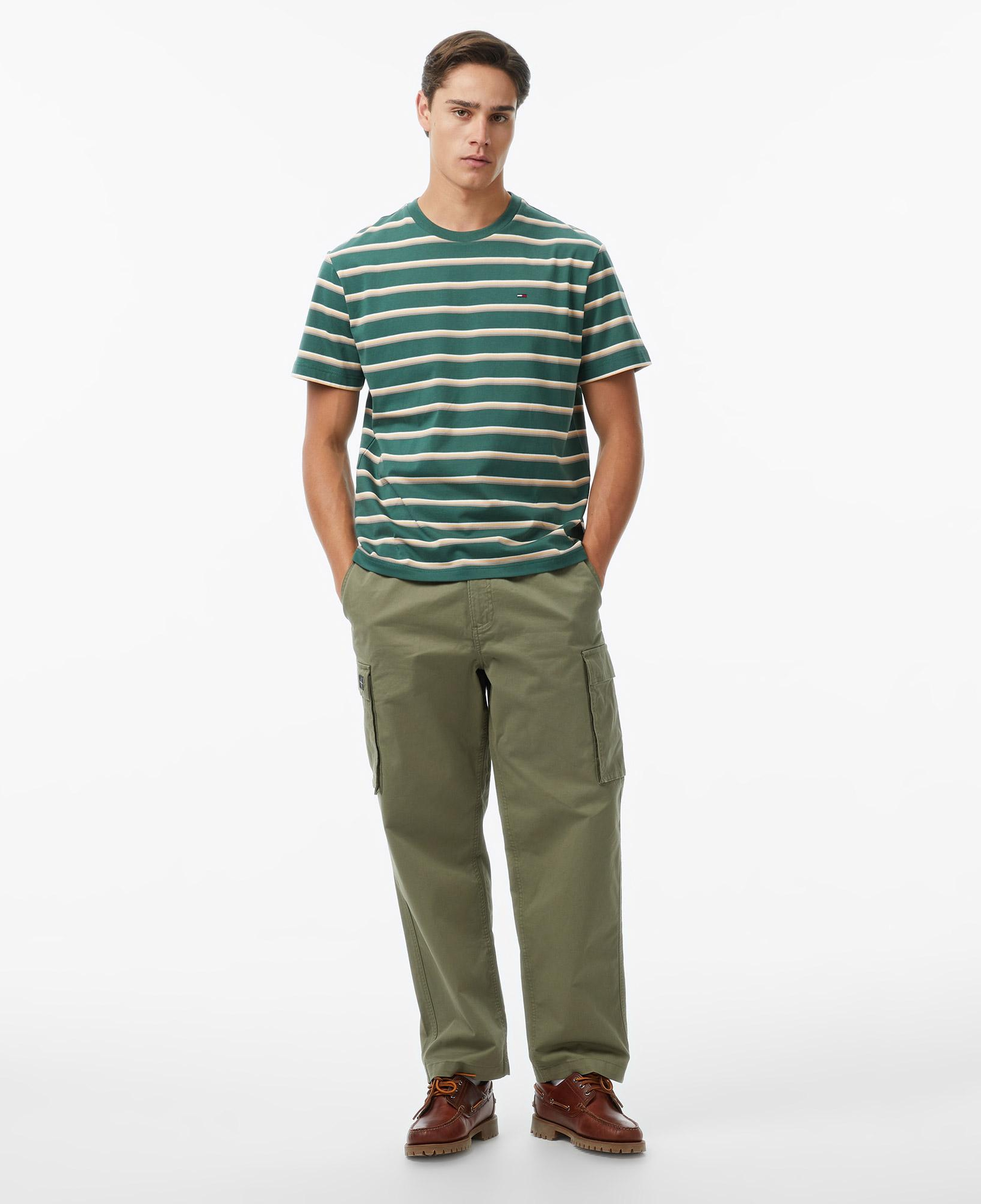 Tommy Hilfiger Classic Flag Erkek Yeşil T-Shirt
