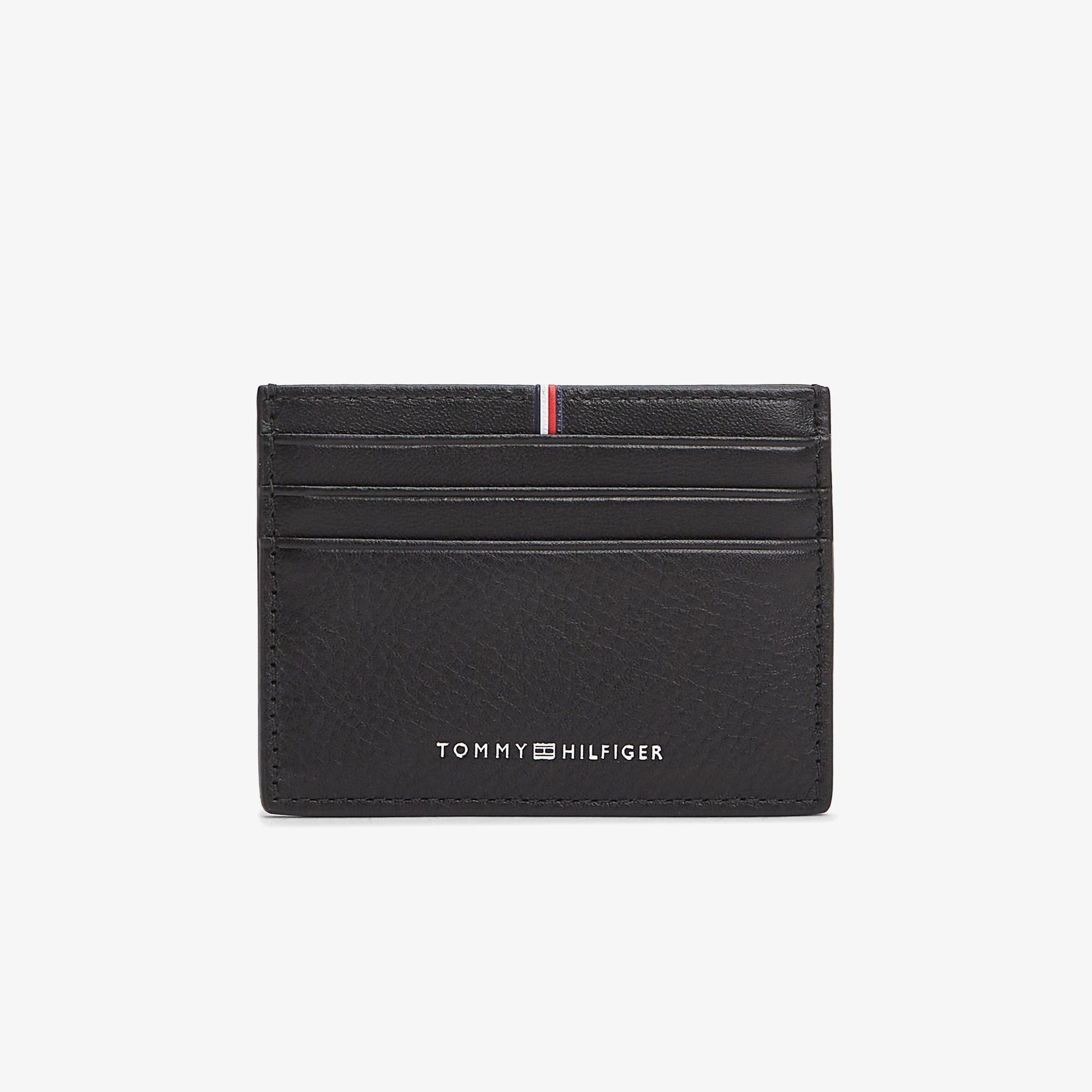 Tommy Hilfiger Corp Erkek Siyah Kartlık
