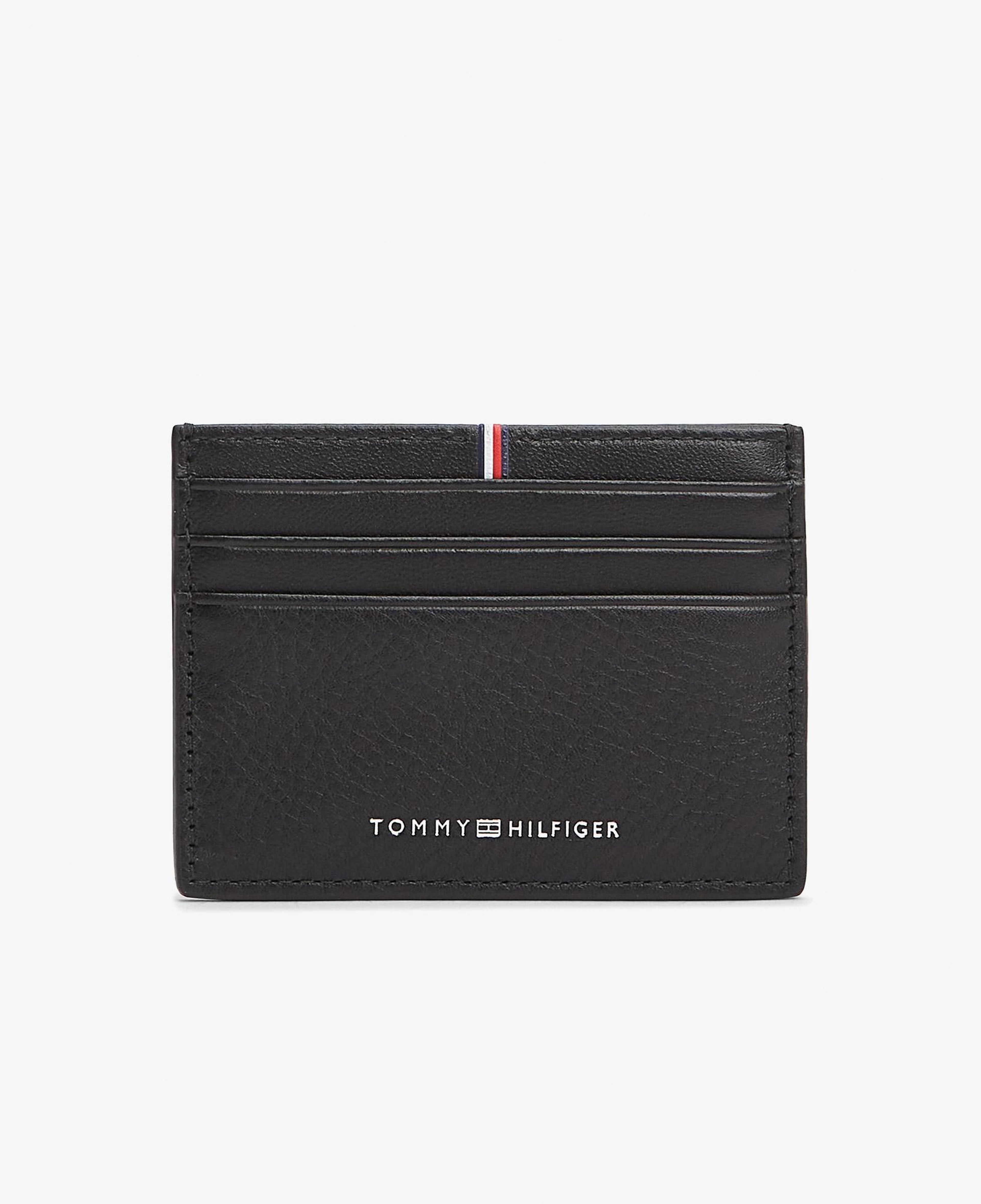 Tommy Hilfiger Corp Erkek Siyah Kartlık
