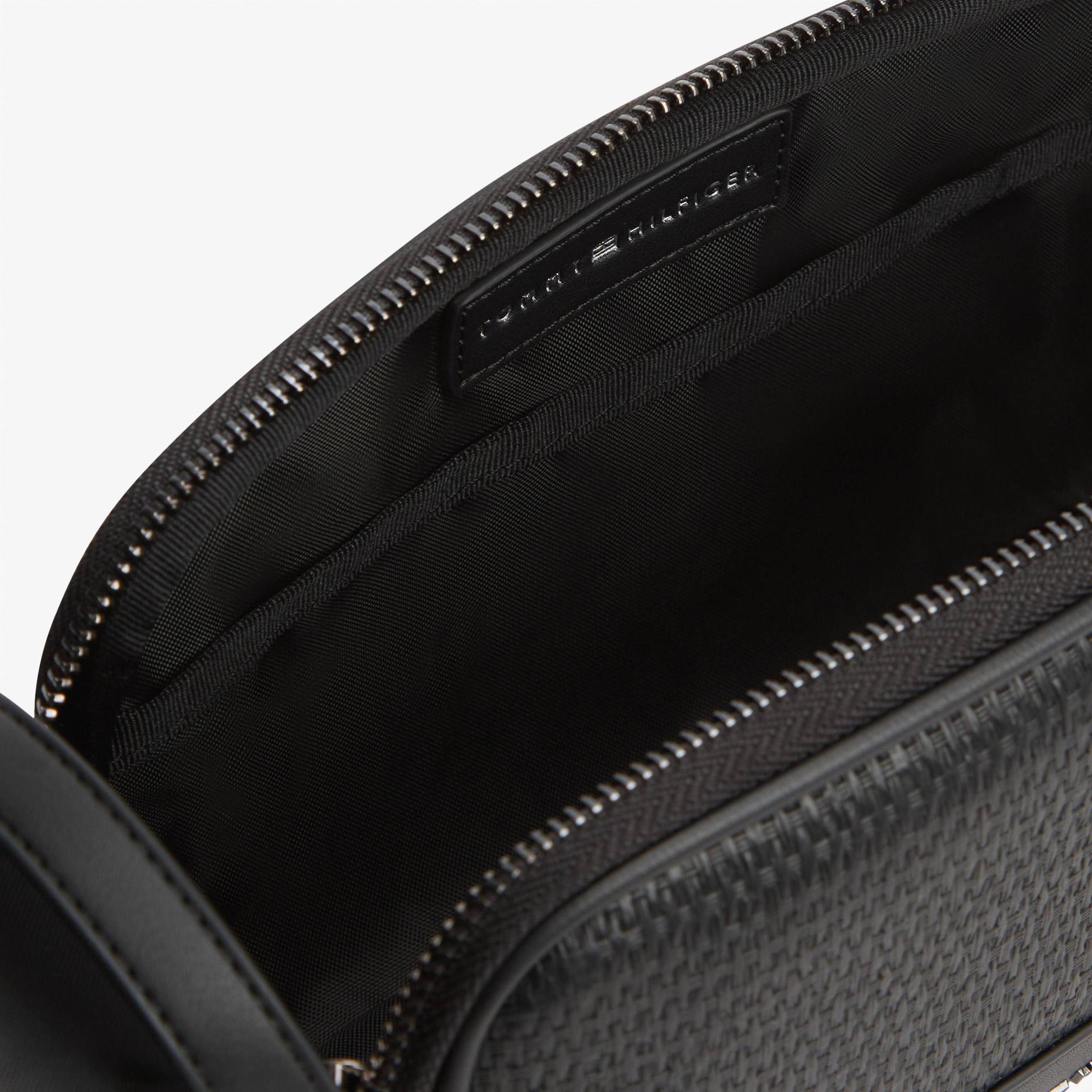 Tommy Hilfiger Woven Erkek Siyah El Çantası