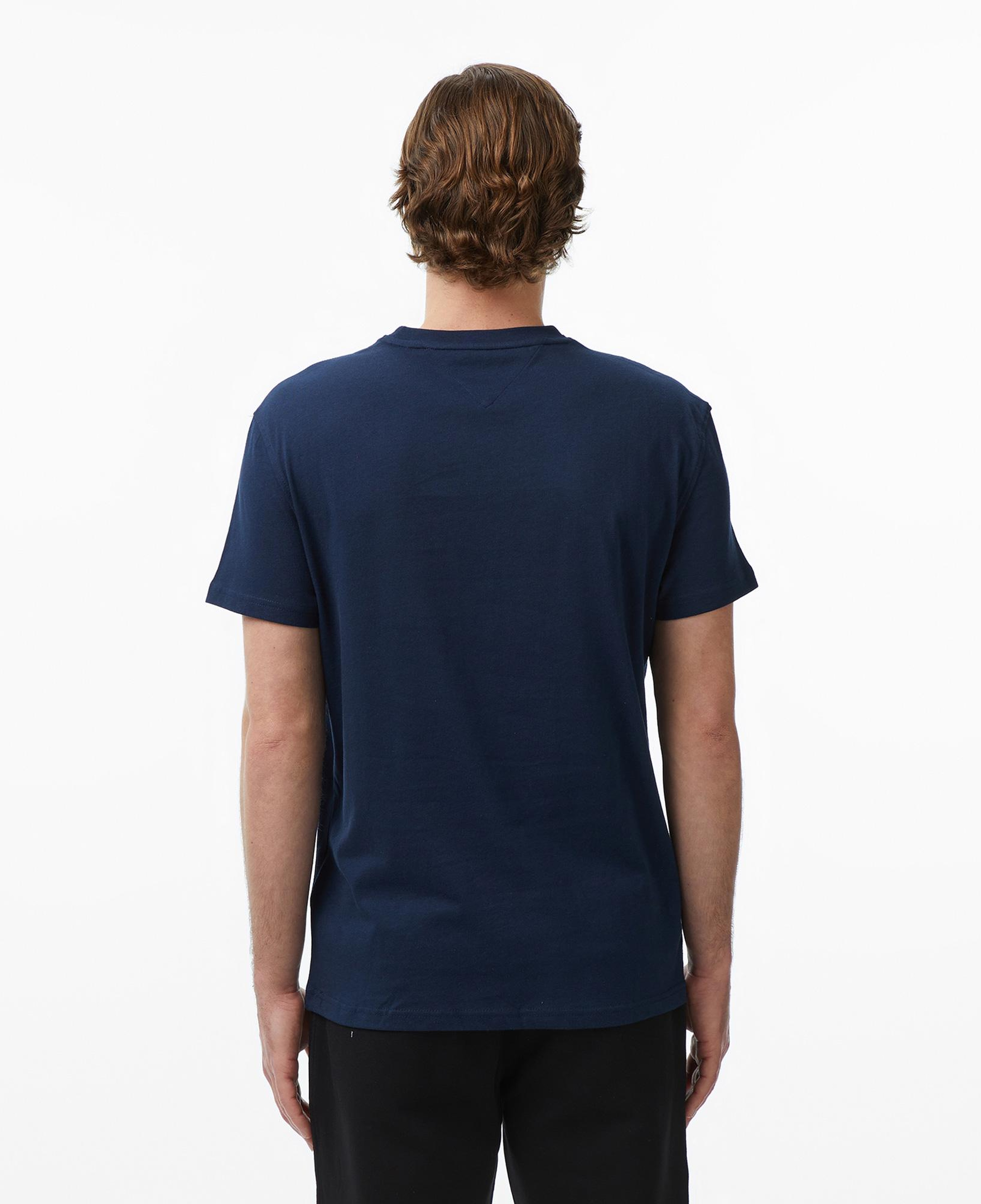 Tommy Hilfiger Classic Flag Erkek Lacivert T-Shirt
