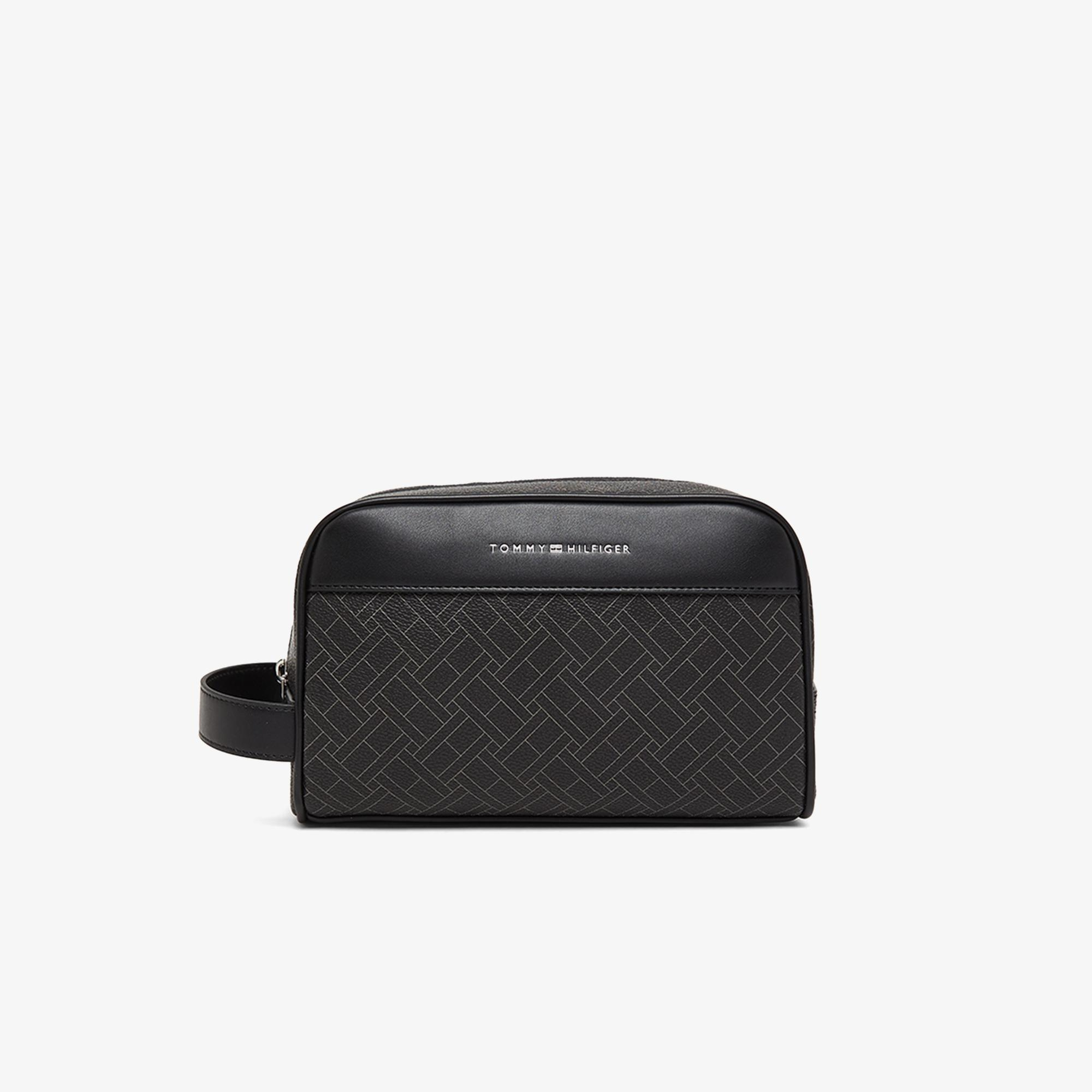 Tommy Hilfiger Flag Monogram Erkek Siyah Sırt Çantası