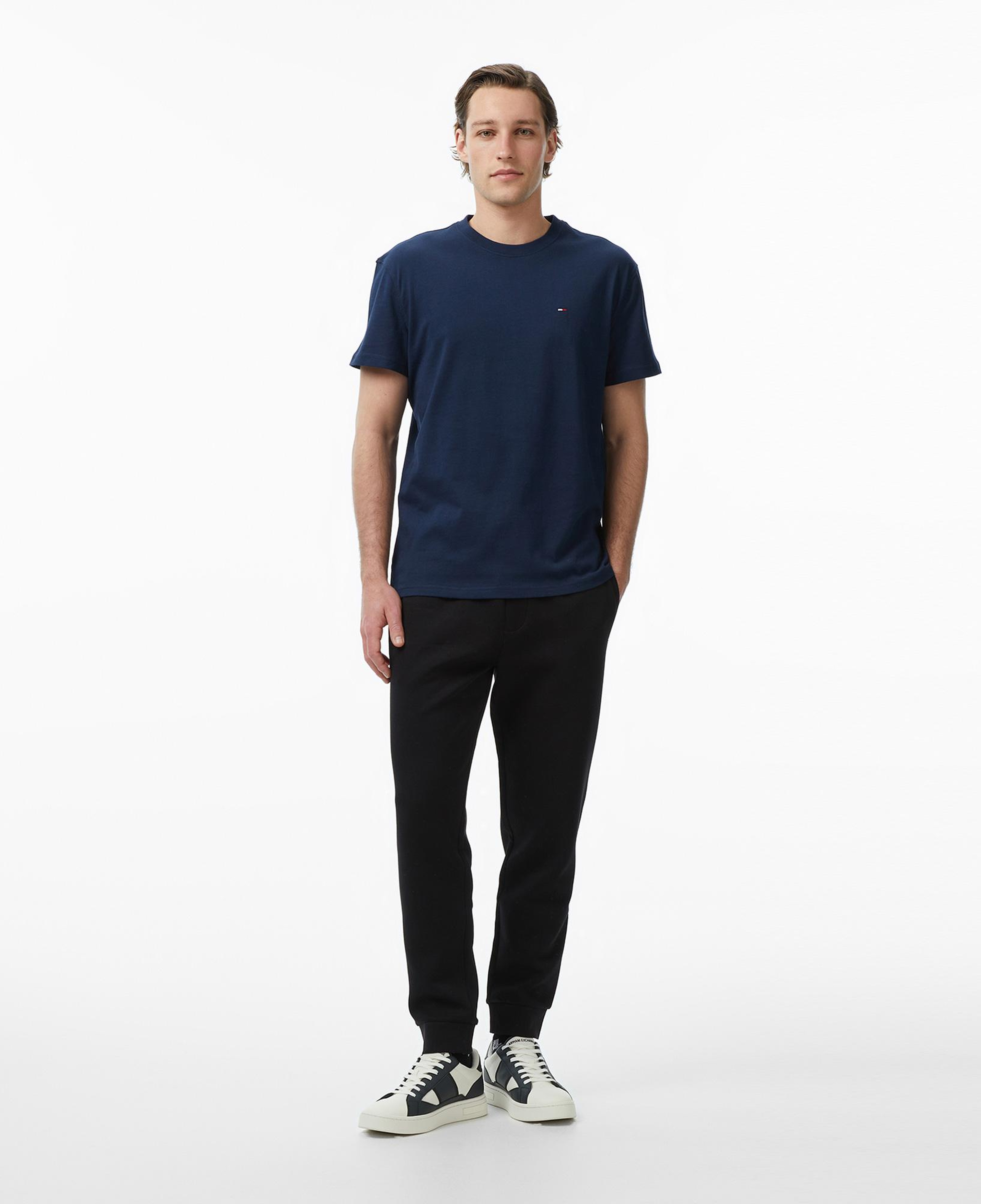 Tommy Hilfiger Classic Flag Erkek Lacivert T-Shirt