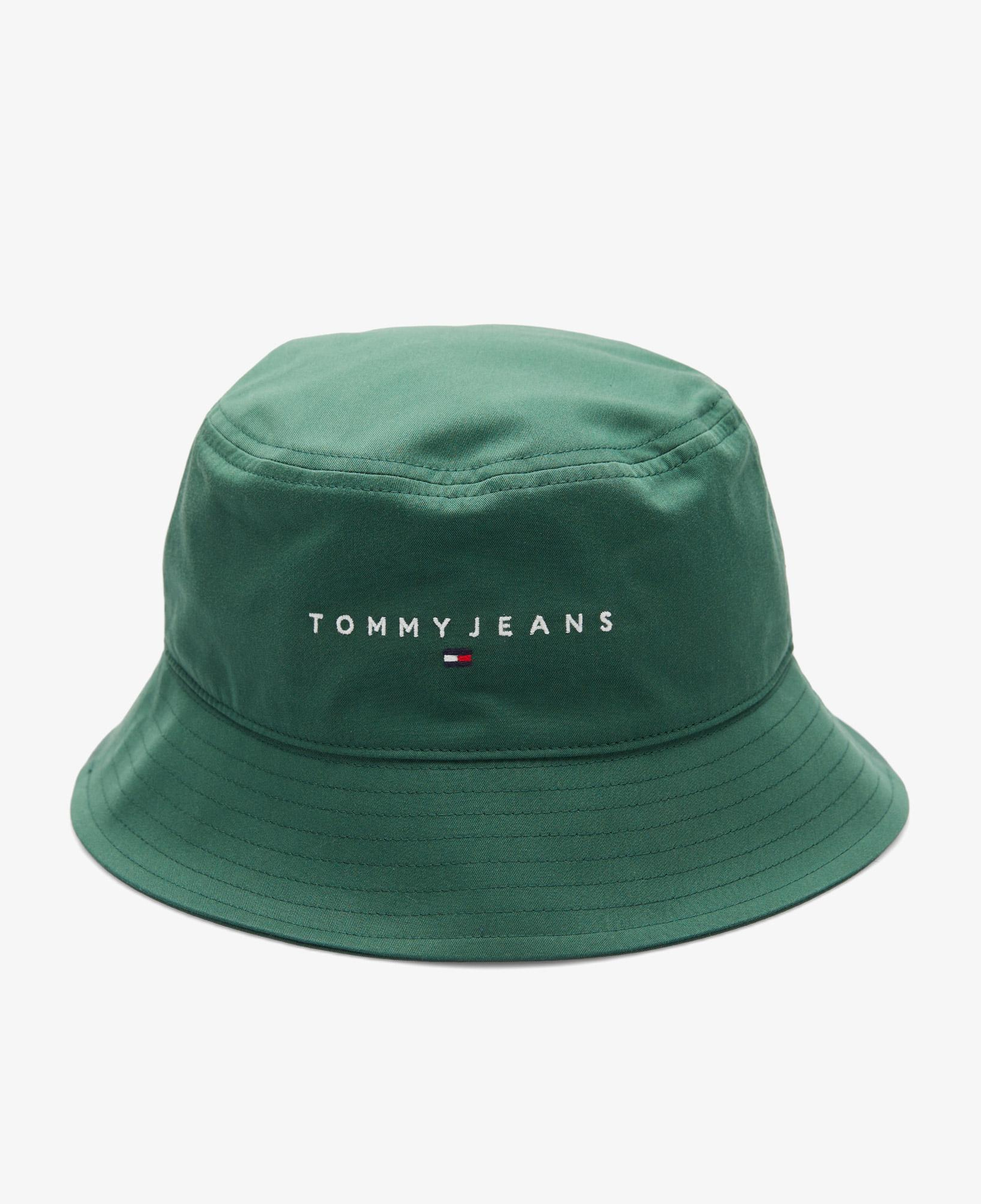 Tommy Hilfiger Linear Logo Erkek Yeşil Şapka