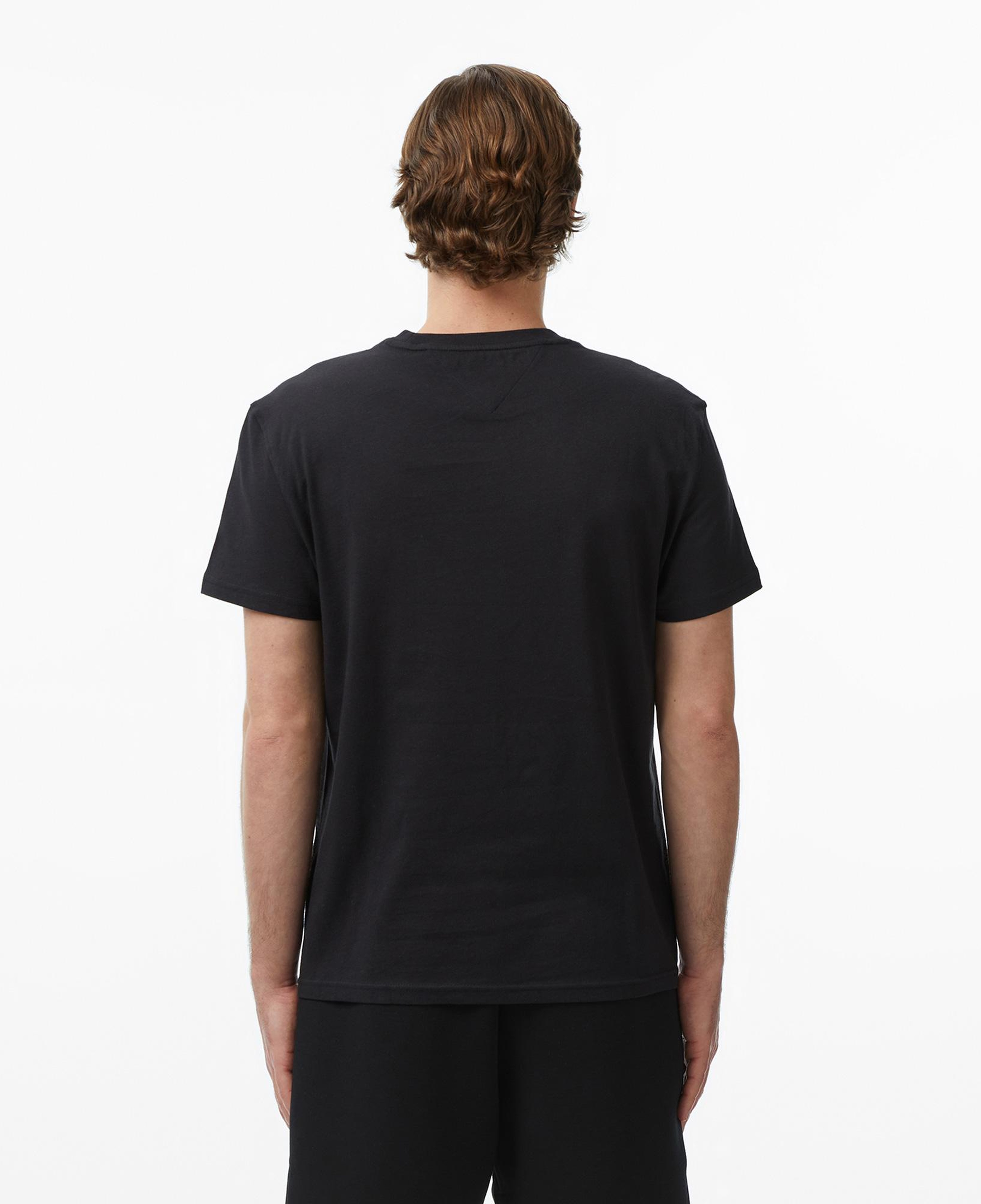 Tommy Hilfiger Classic Flag Erkek Siyah T-Shirt