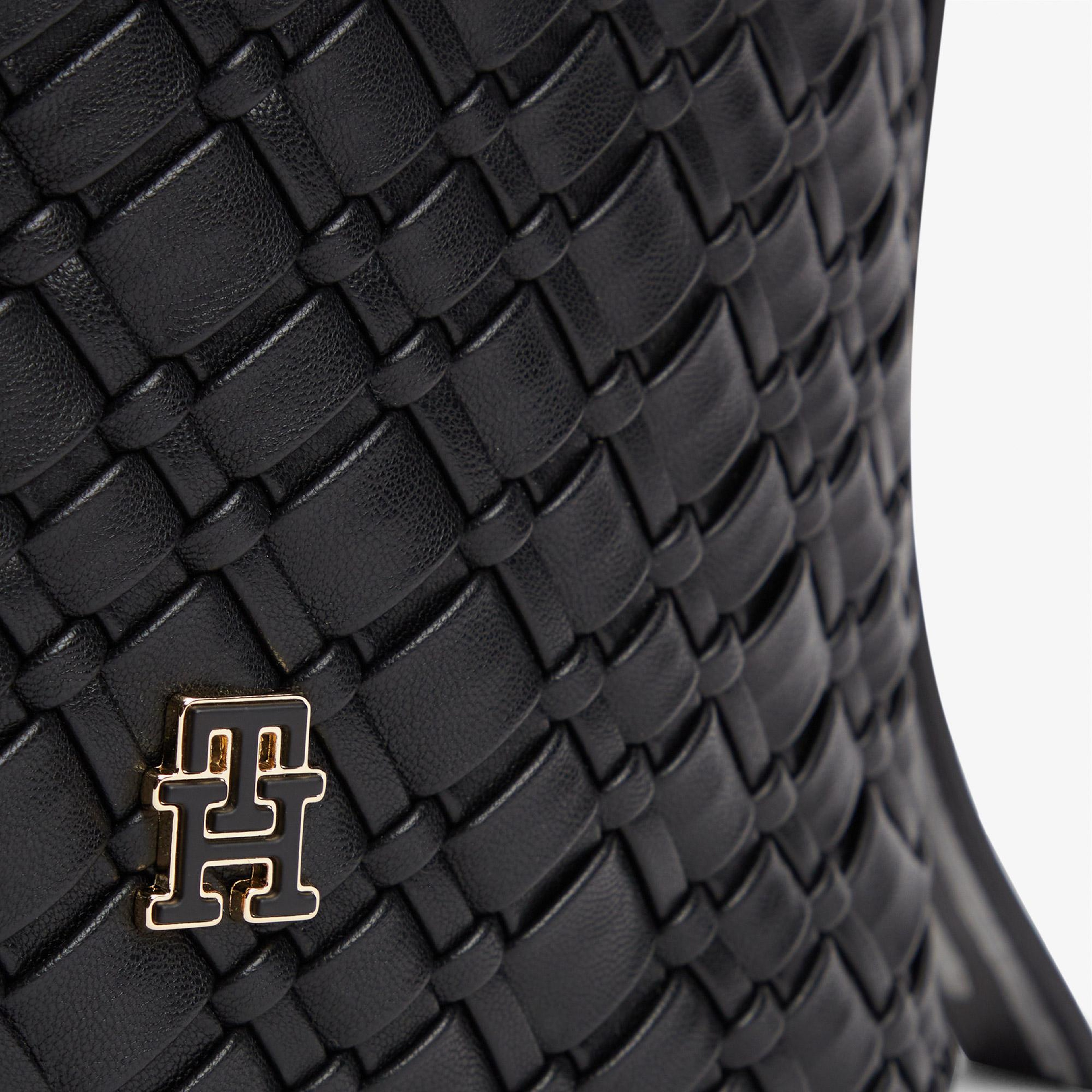 Tommy Hilfiger Braided Kadın Siyah Omuz Çantası