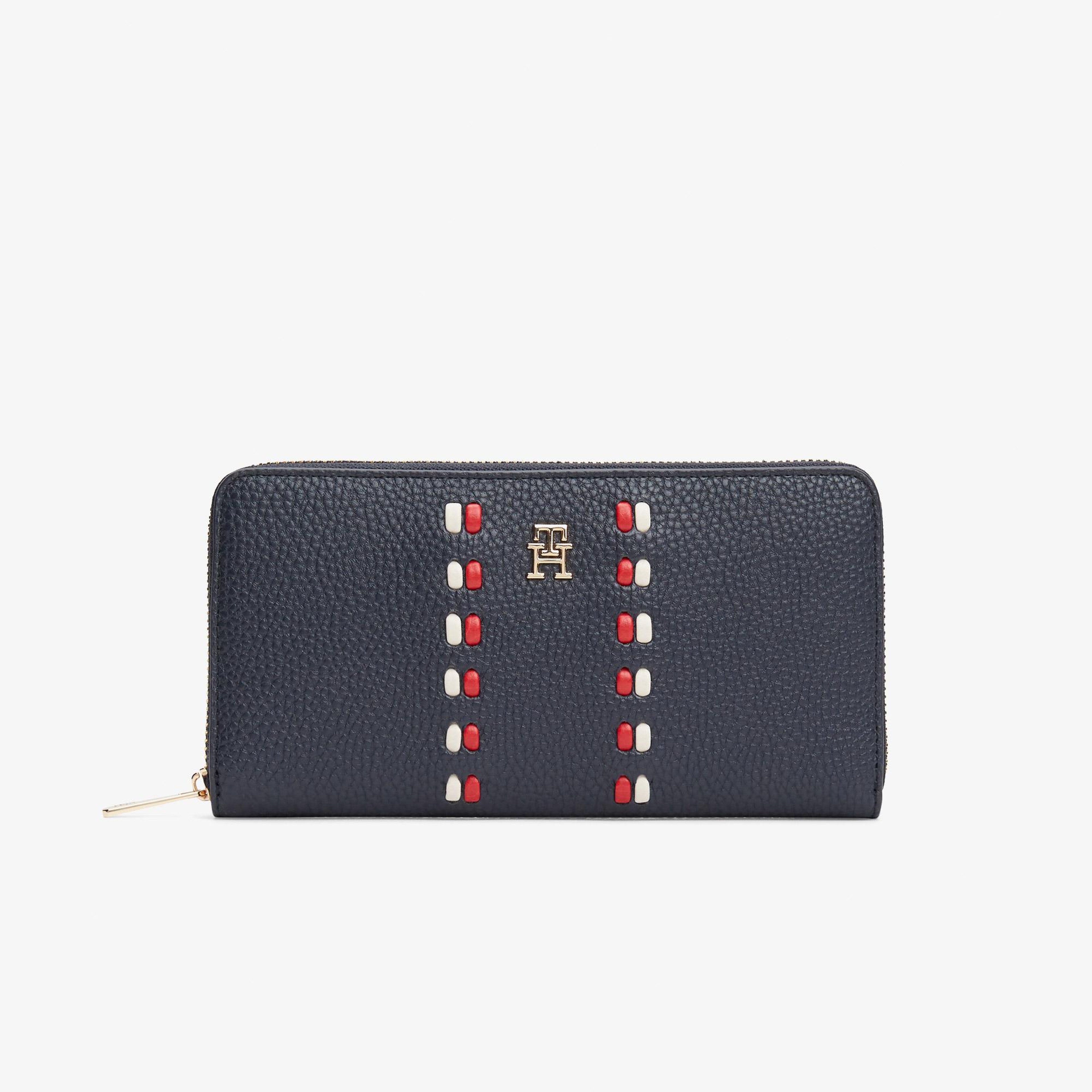 Tommy Hilfiger Icon Corp Kadın Lacivert Cüzdan