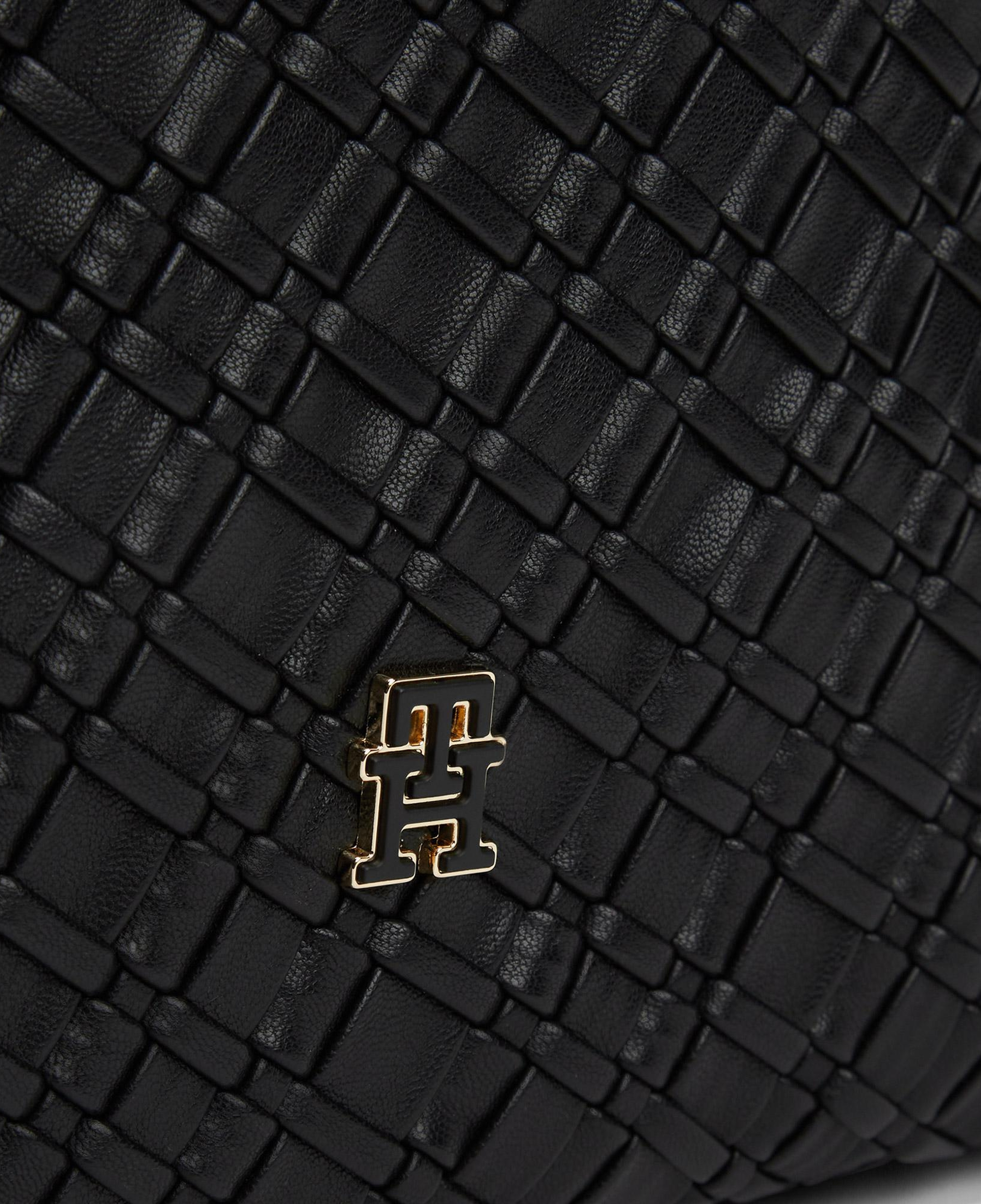 Tommy Hilfiger Braided Kadın Siyah El Çantası