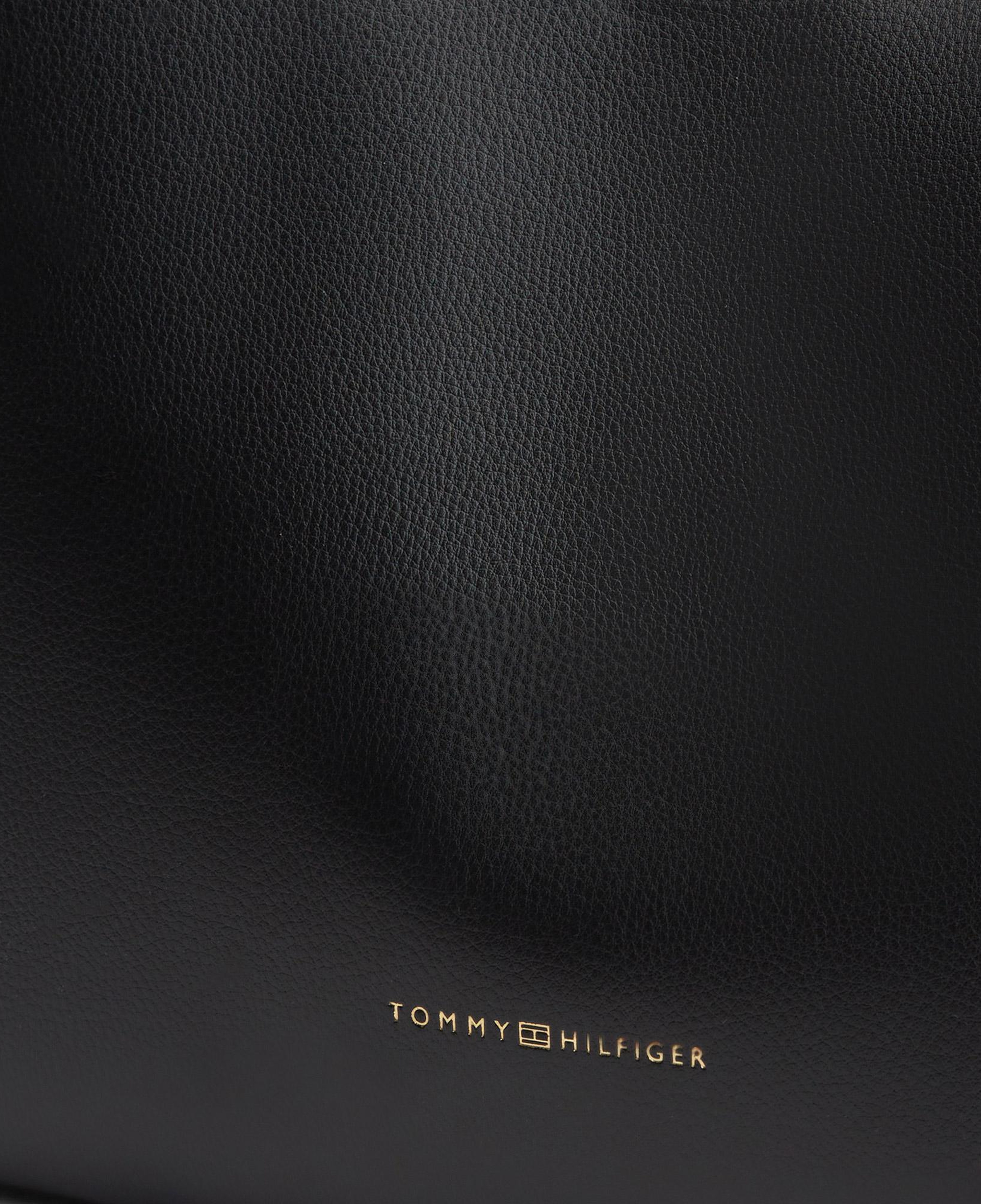 Tommy Hilfiger Logo Kadın Siyah El Çantası