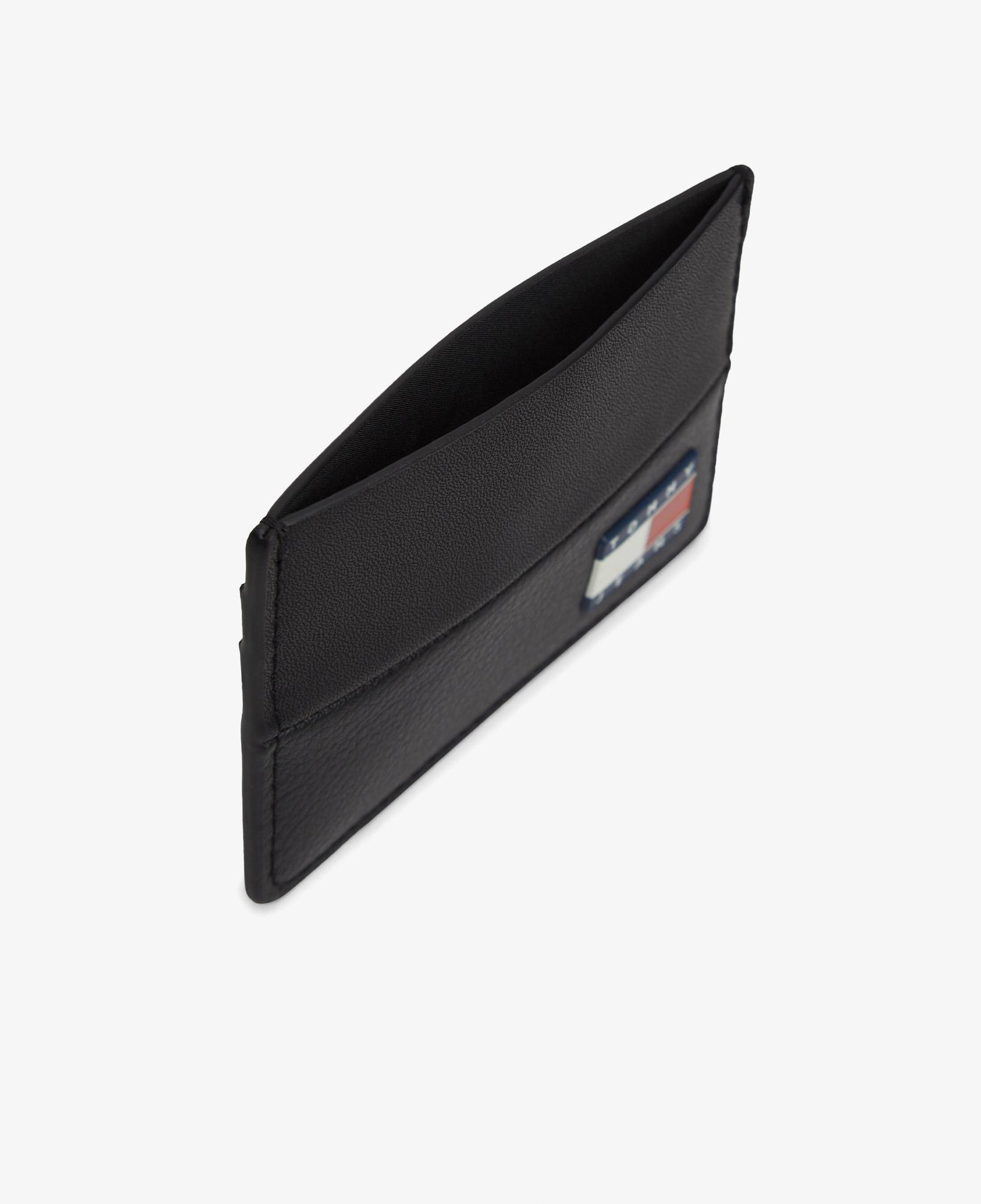 Tommy Hilfiger Heritage Leather Erkek Siyah Kartlık