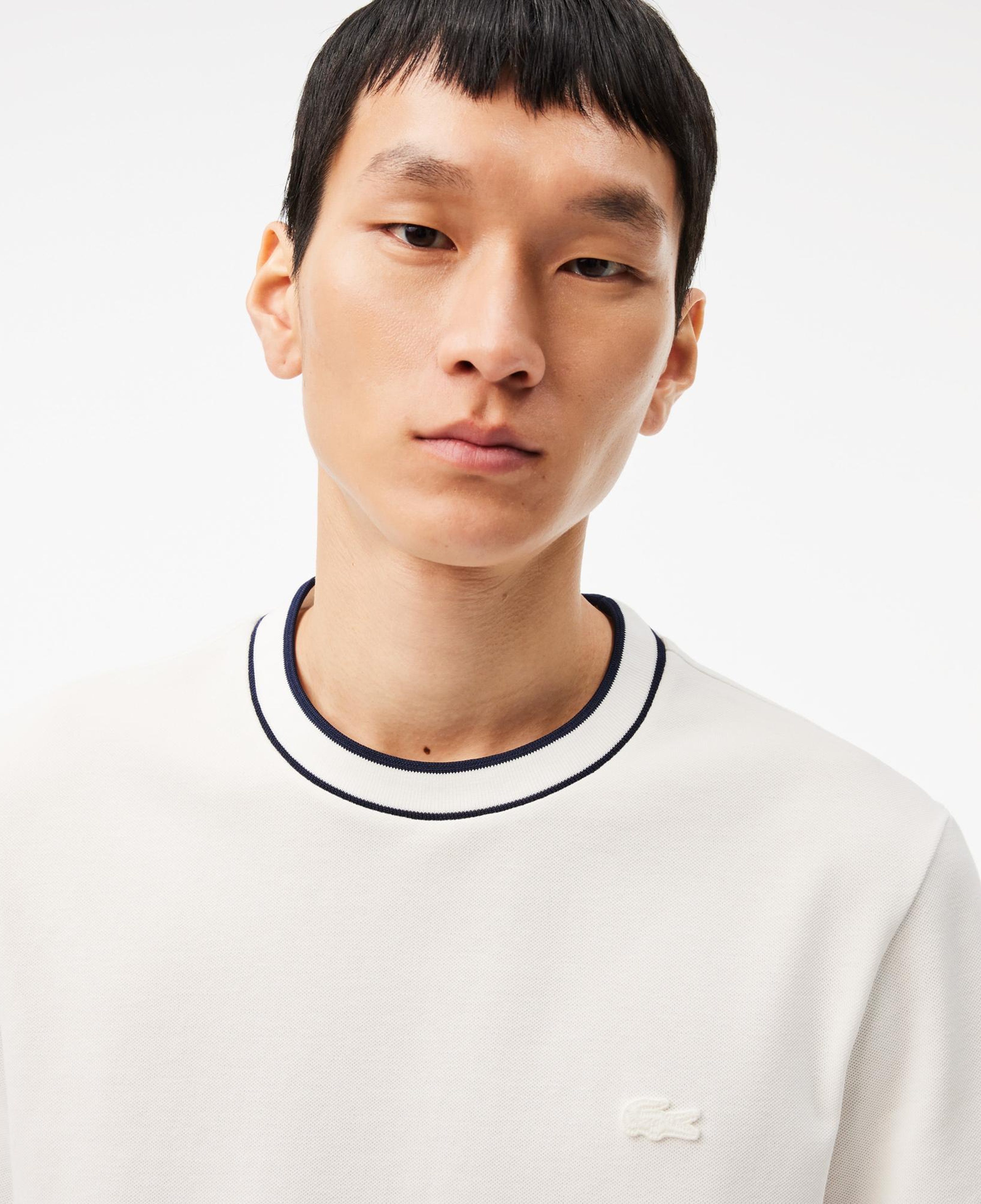 Lacoste Erkek Regular Fit Bisiklet Yaka Beyaz T-Shirt