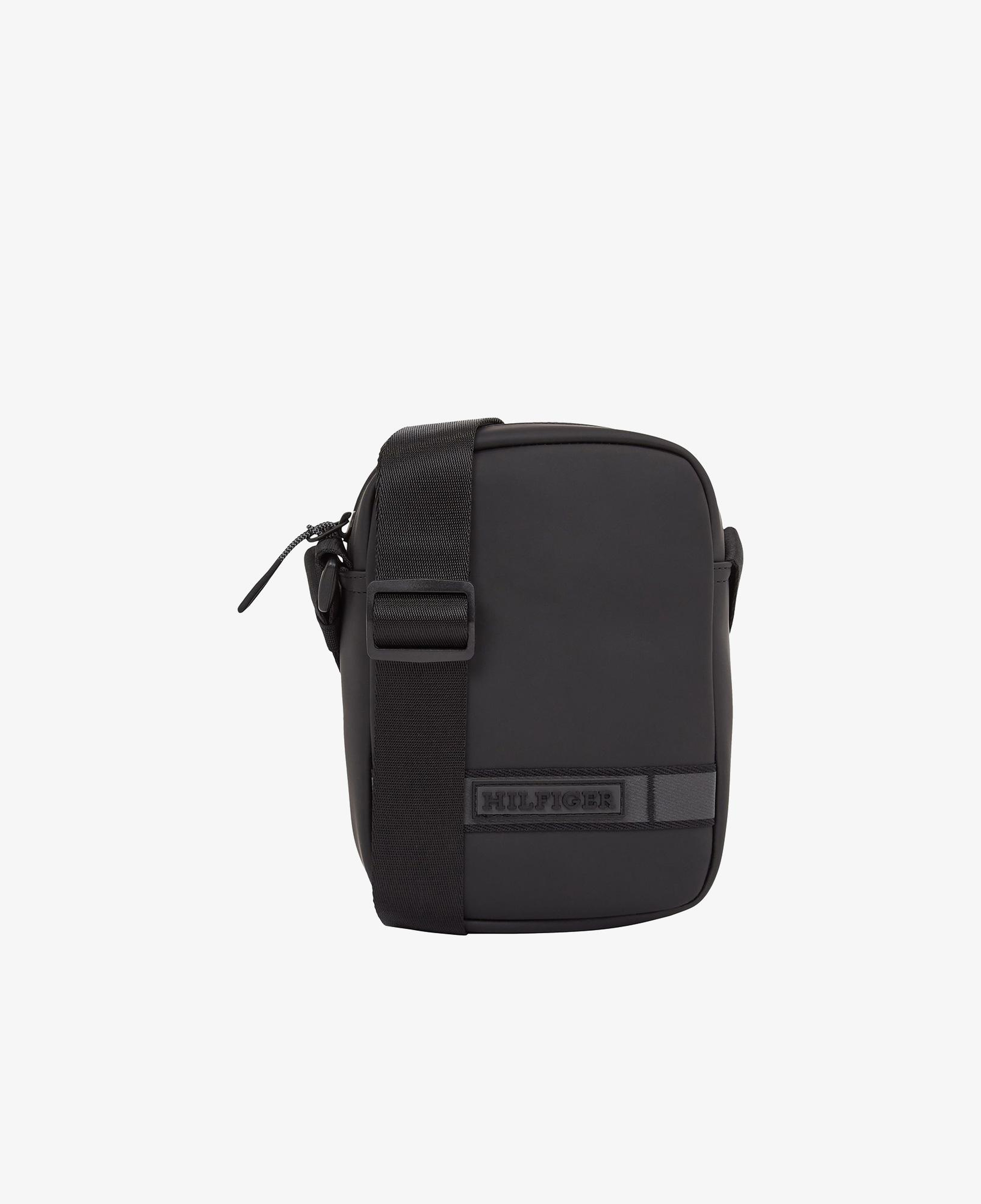 Tommy Hilfiger Monotype Mini Reporter Erkek Siyah Omuz Çantası
