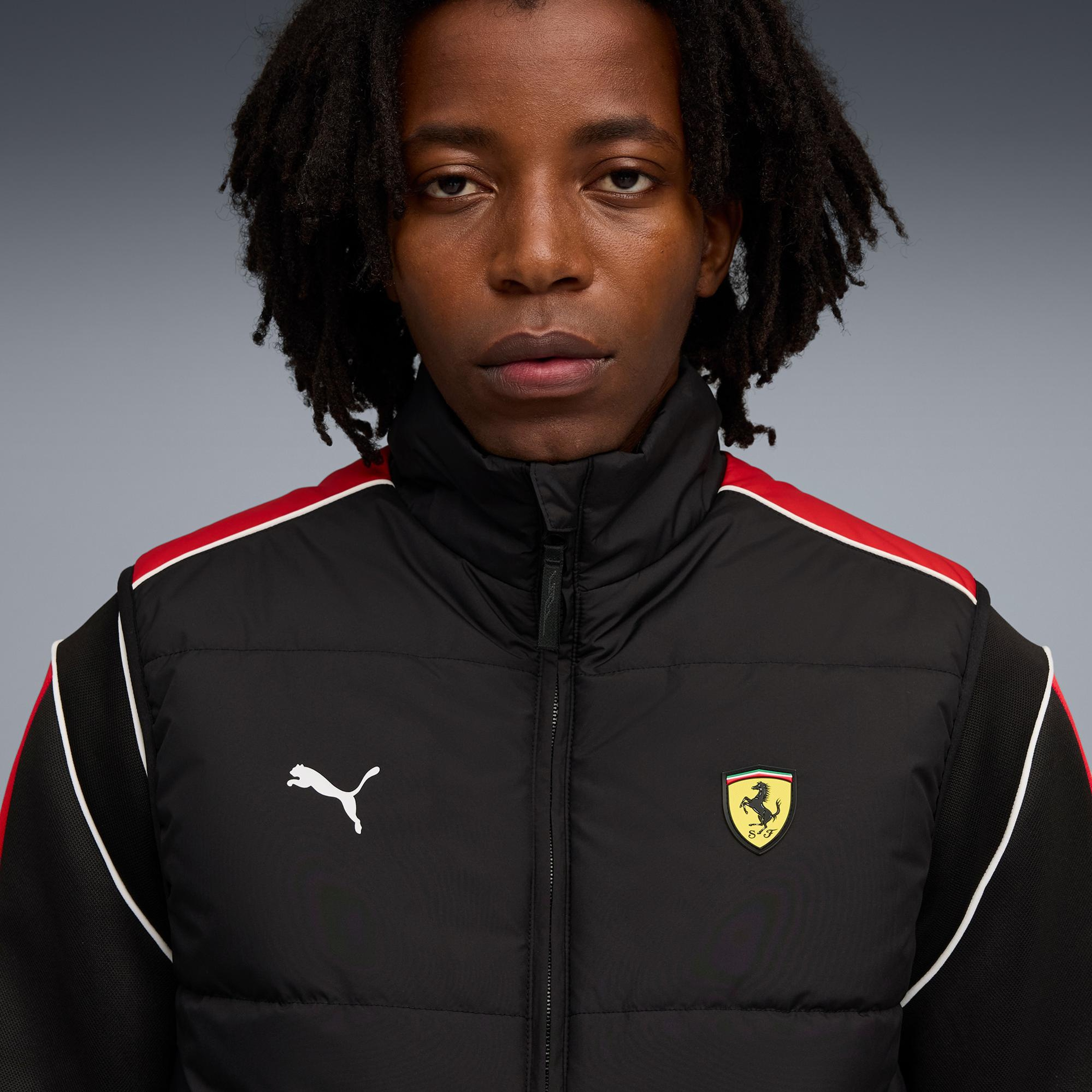 Puma Scuderia Ferrari MT7 Padded Siyah Yelek