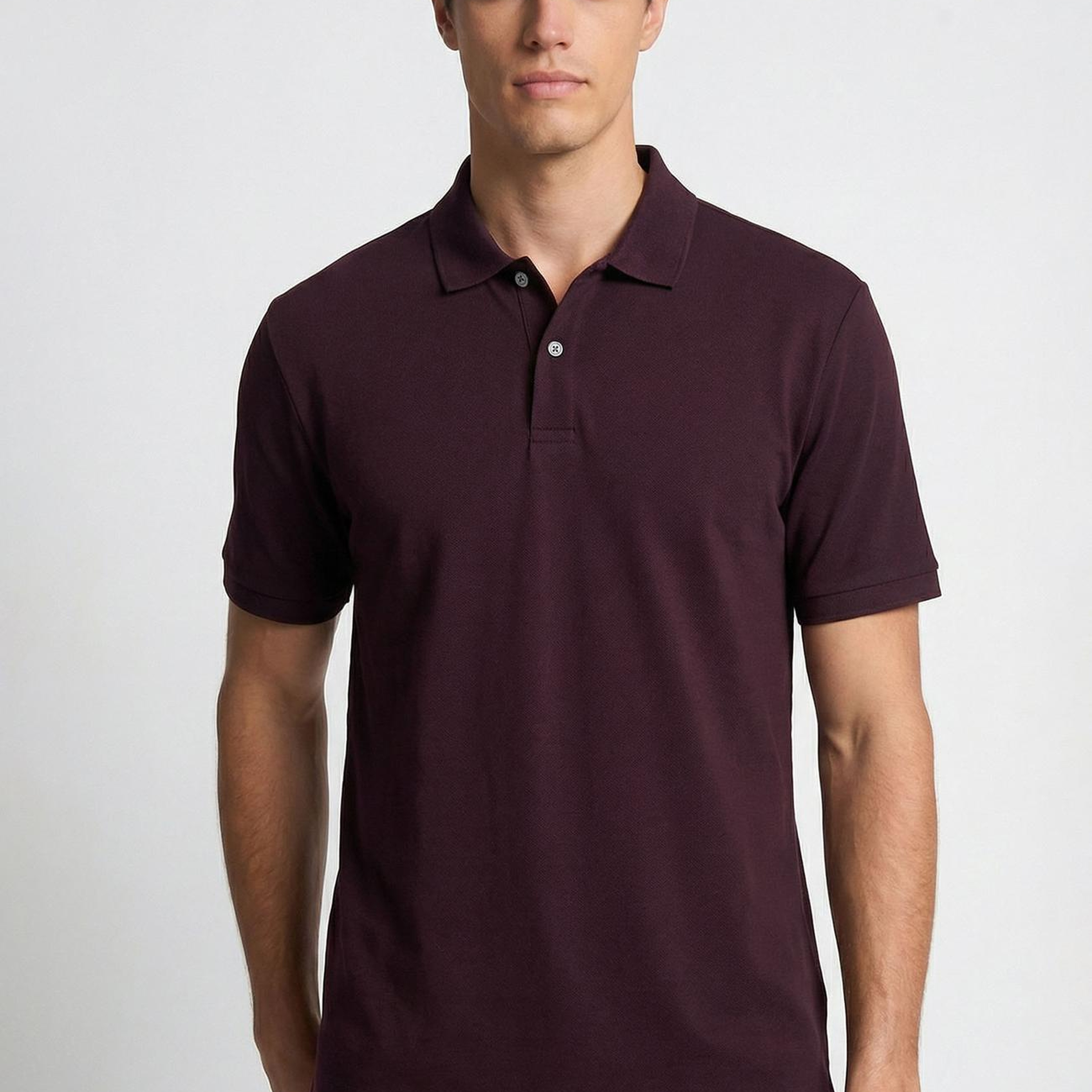 Network Erkek Bordo Polo Yaka Pike T-Shirt