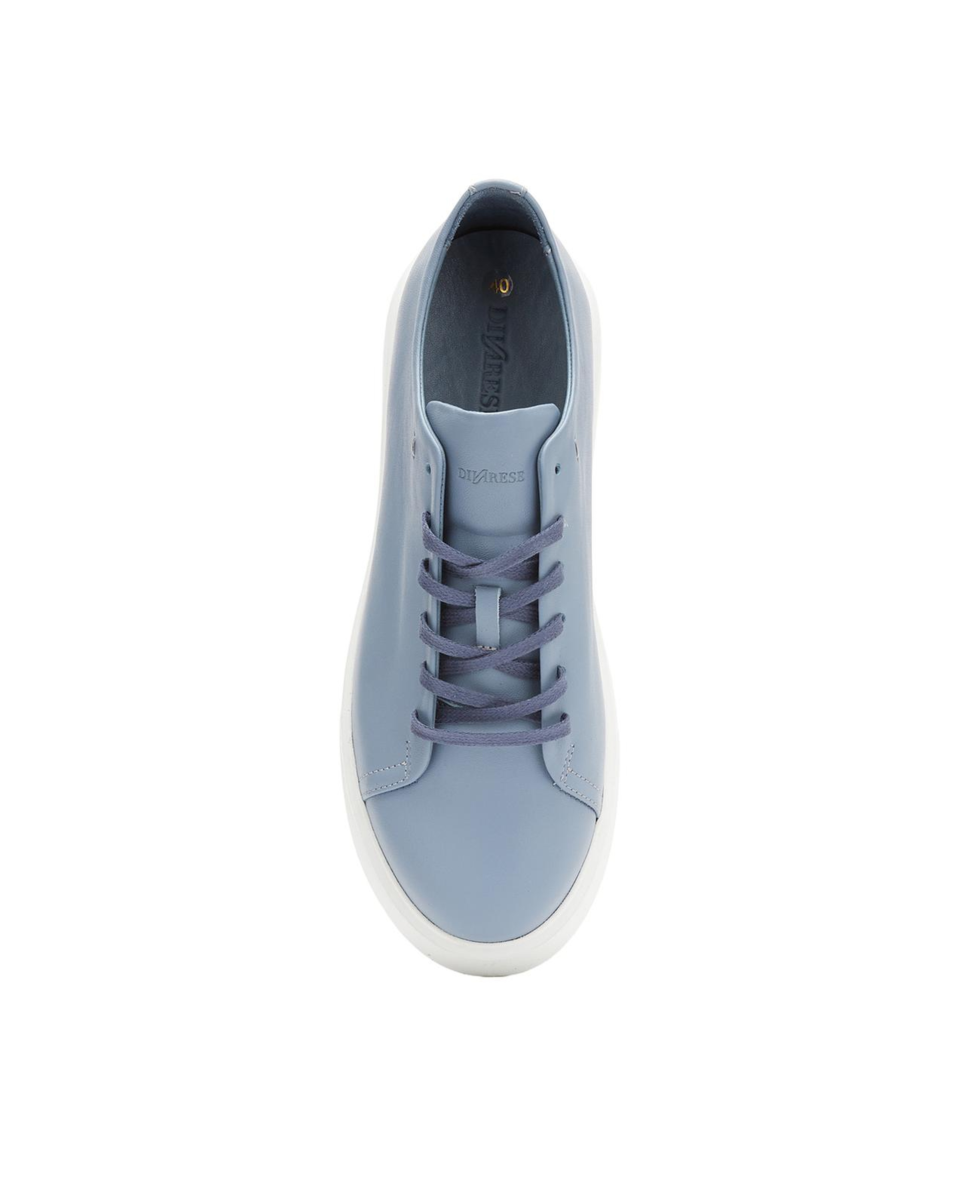 Divarese Kadın Mavi Deri Sneaker