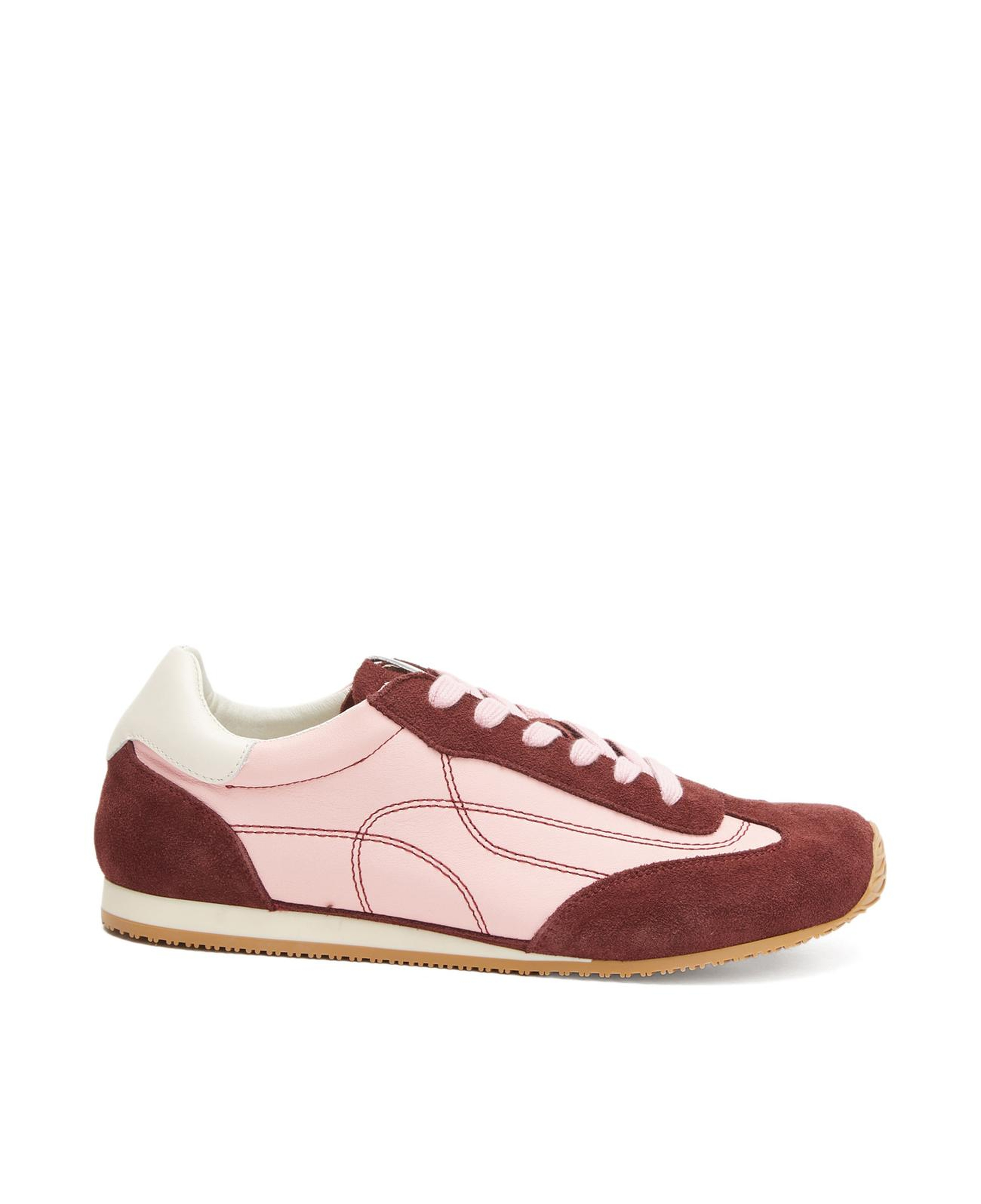 Divarese Kadın Pembe Rahat Süet Sneaker