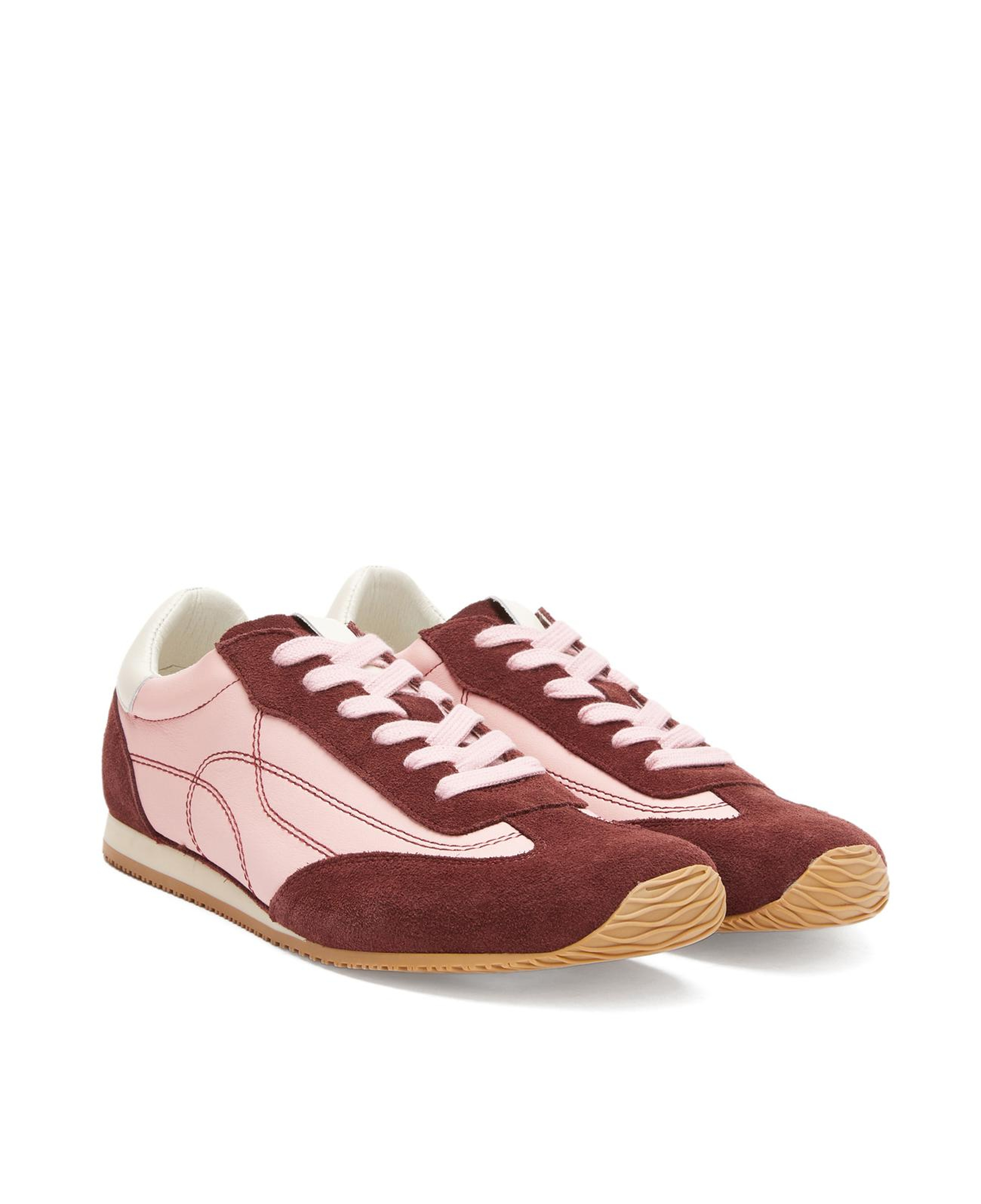 Divarese Kadın Pembe Rahat Süet Sneaker