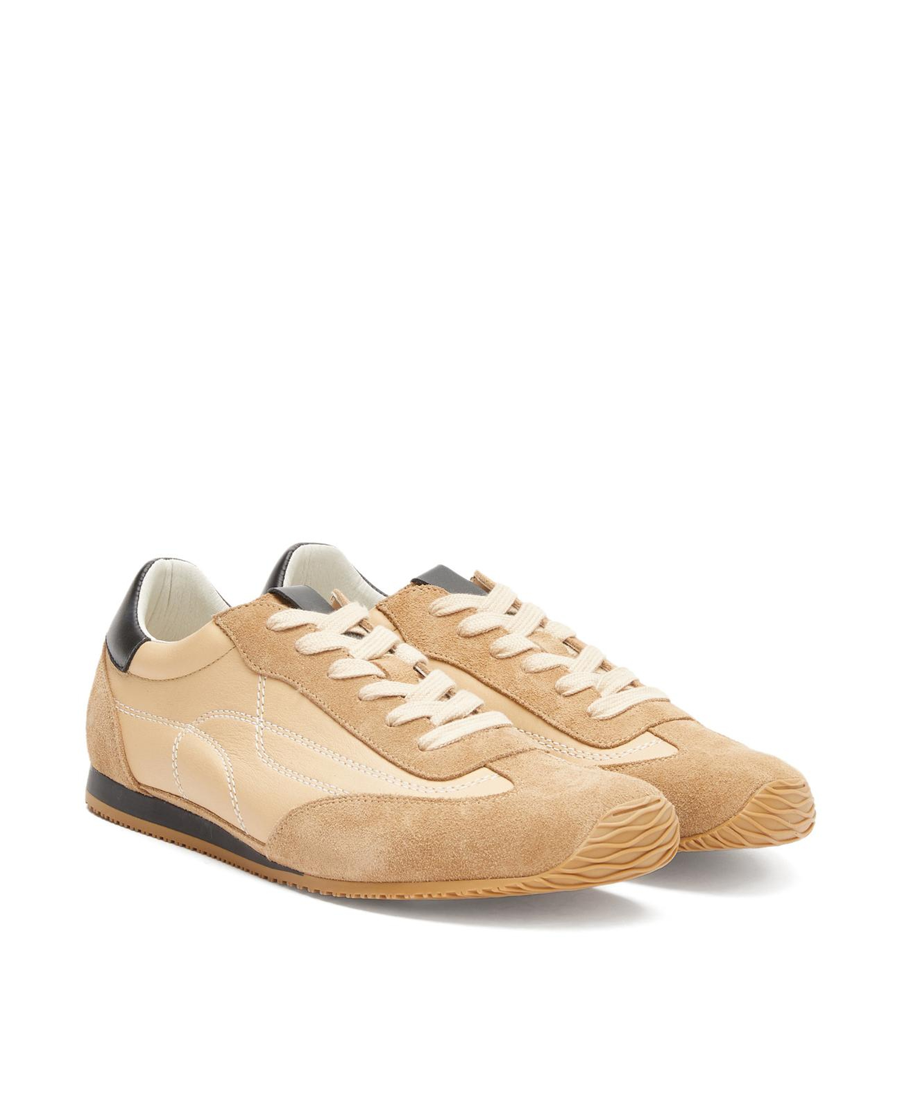 Divarese Kadın Kum Rahat Süet Sneaker