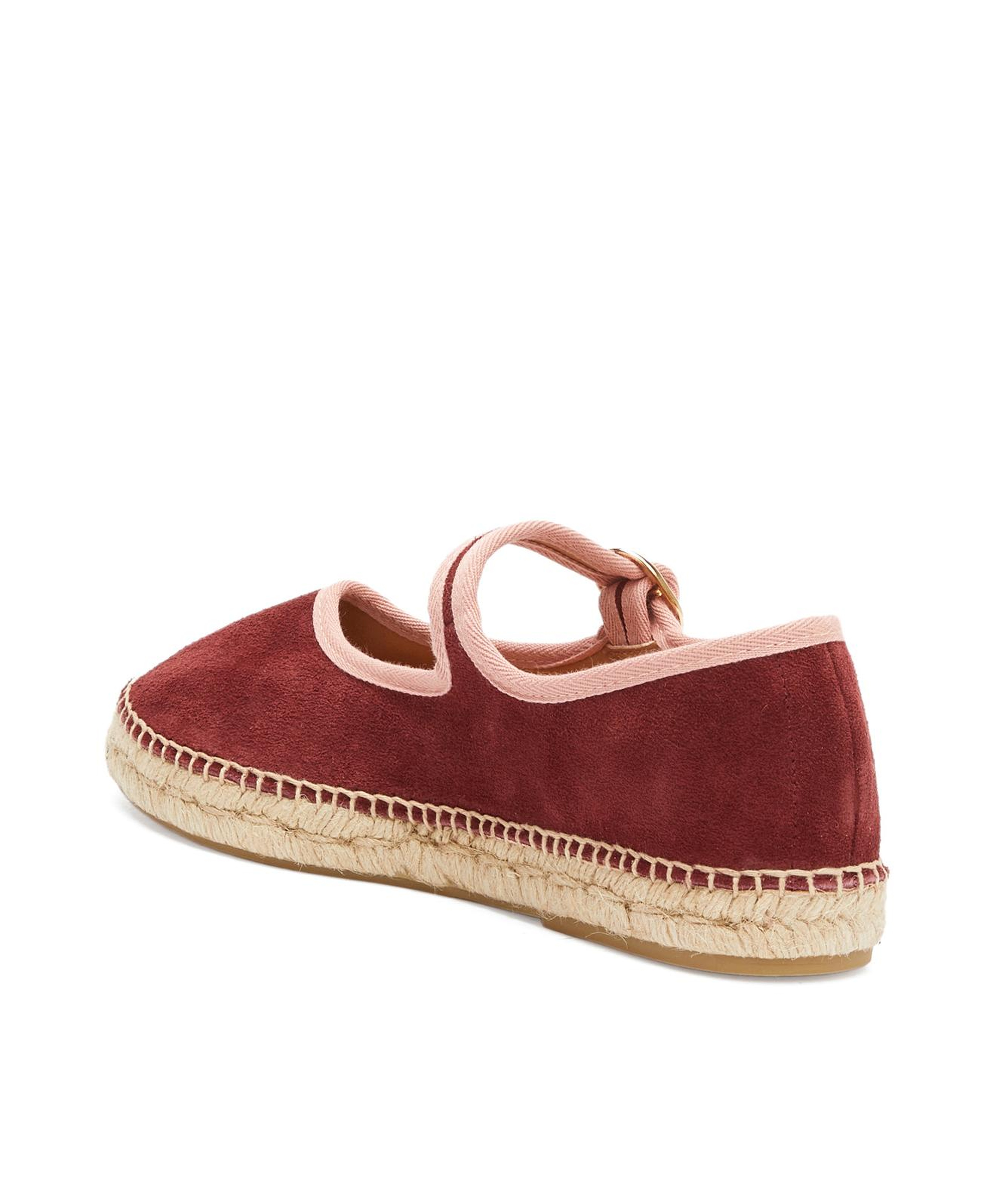 Divarese Kadın Bordo Toka Detaylı Espadril