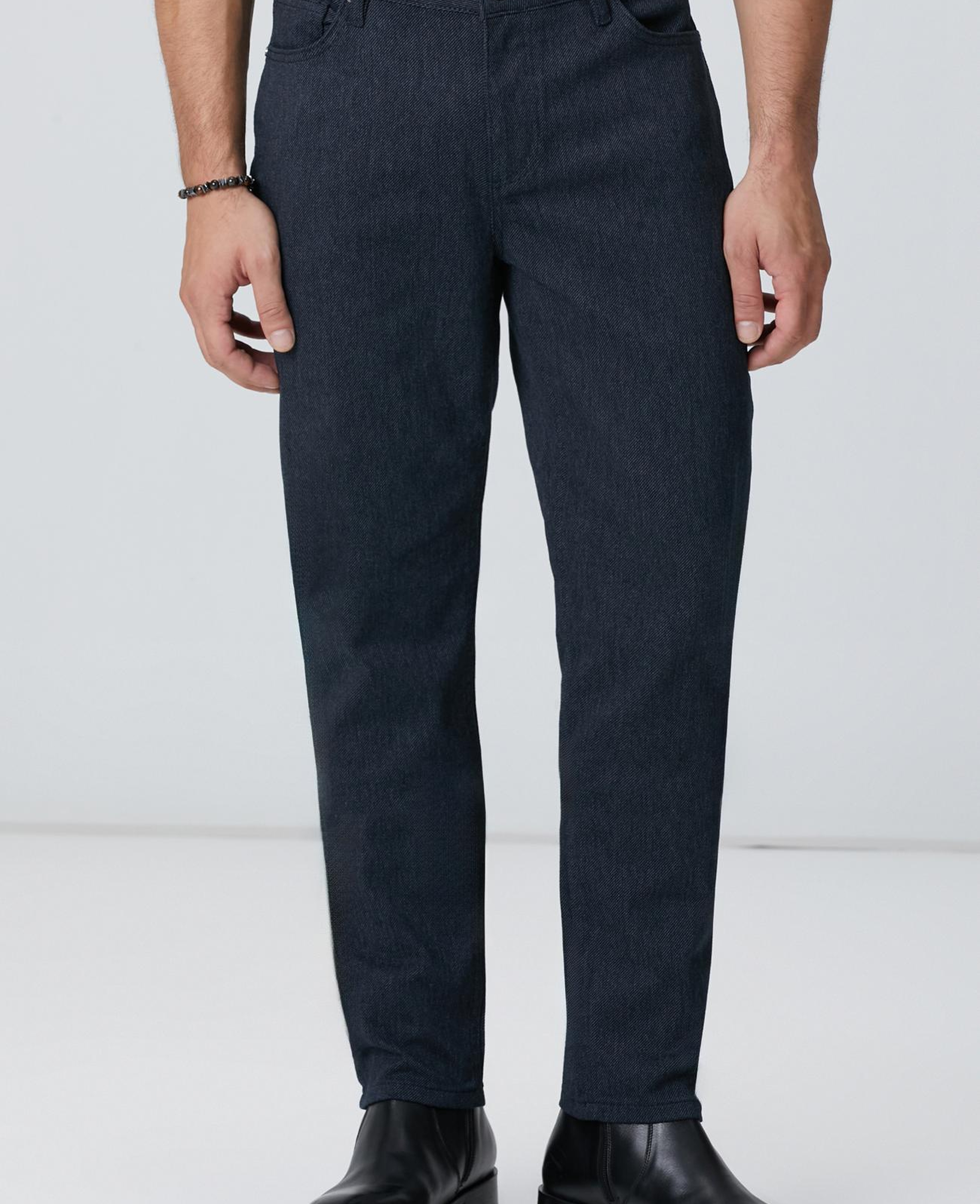 Network Erkek Lacivert Casual Pantolon