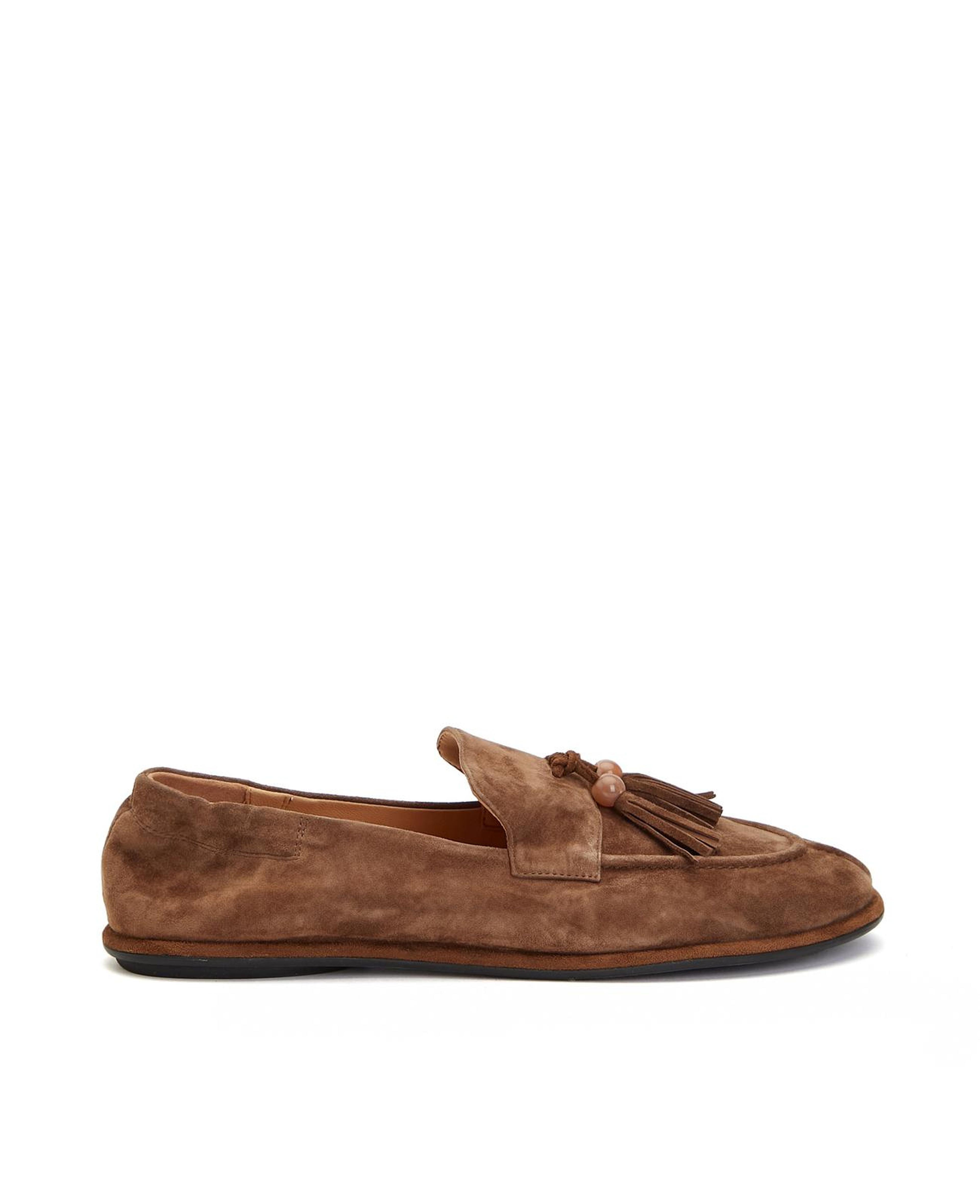 Divarese Kadın Tütün Süet Loafer