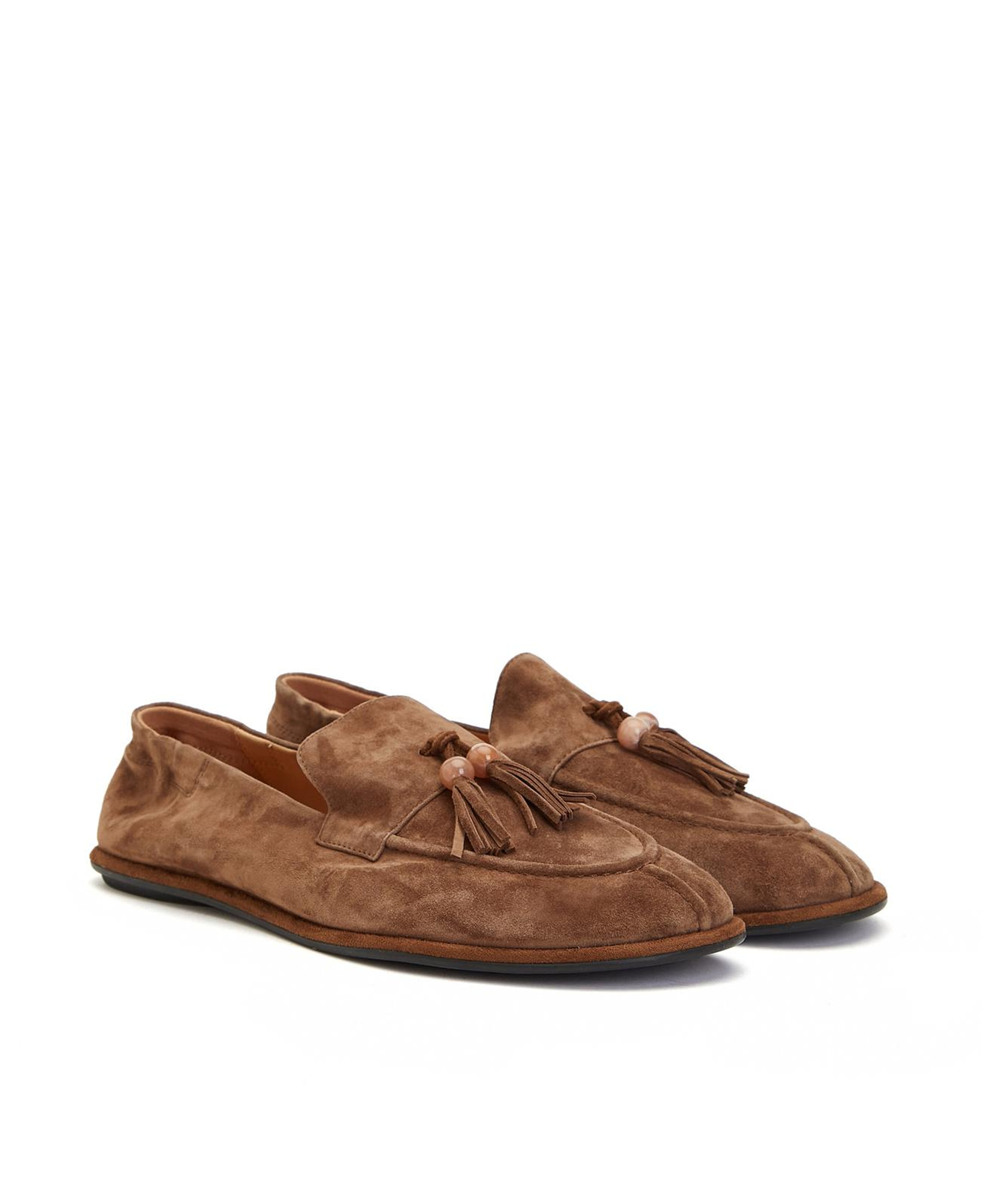 Divarese Kadın Tütün Süet Loafer