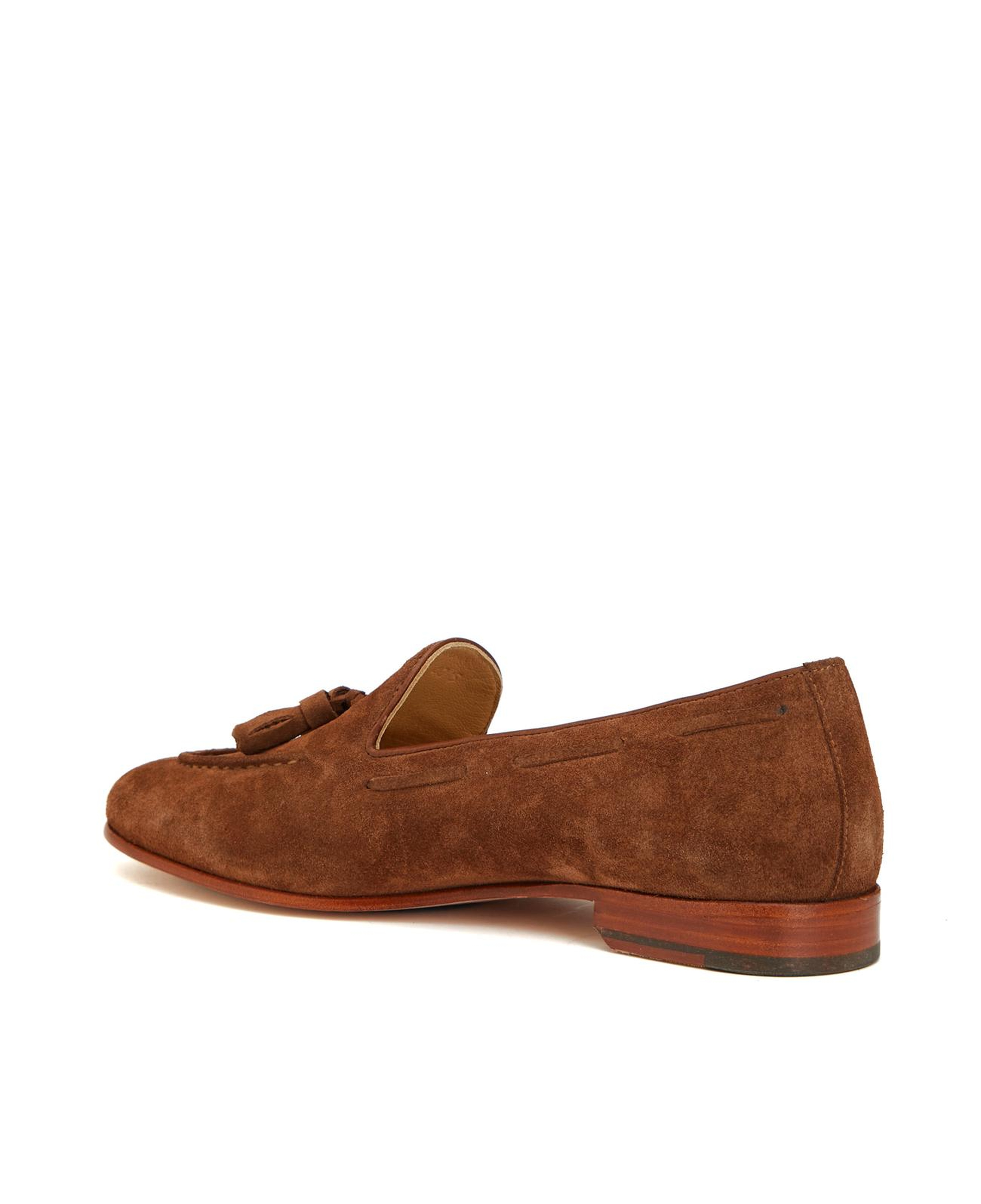 George Hogg Kadın Taba Püsküllü Süet Loafer