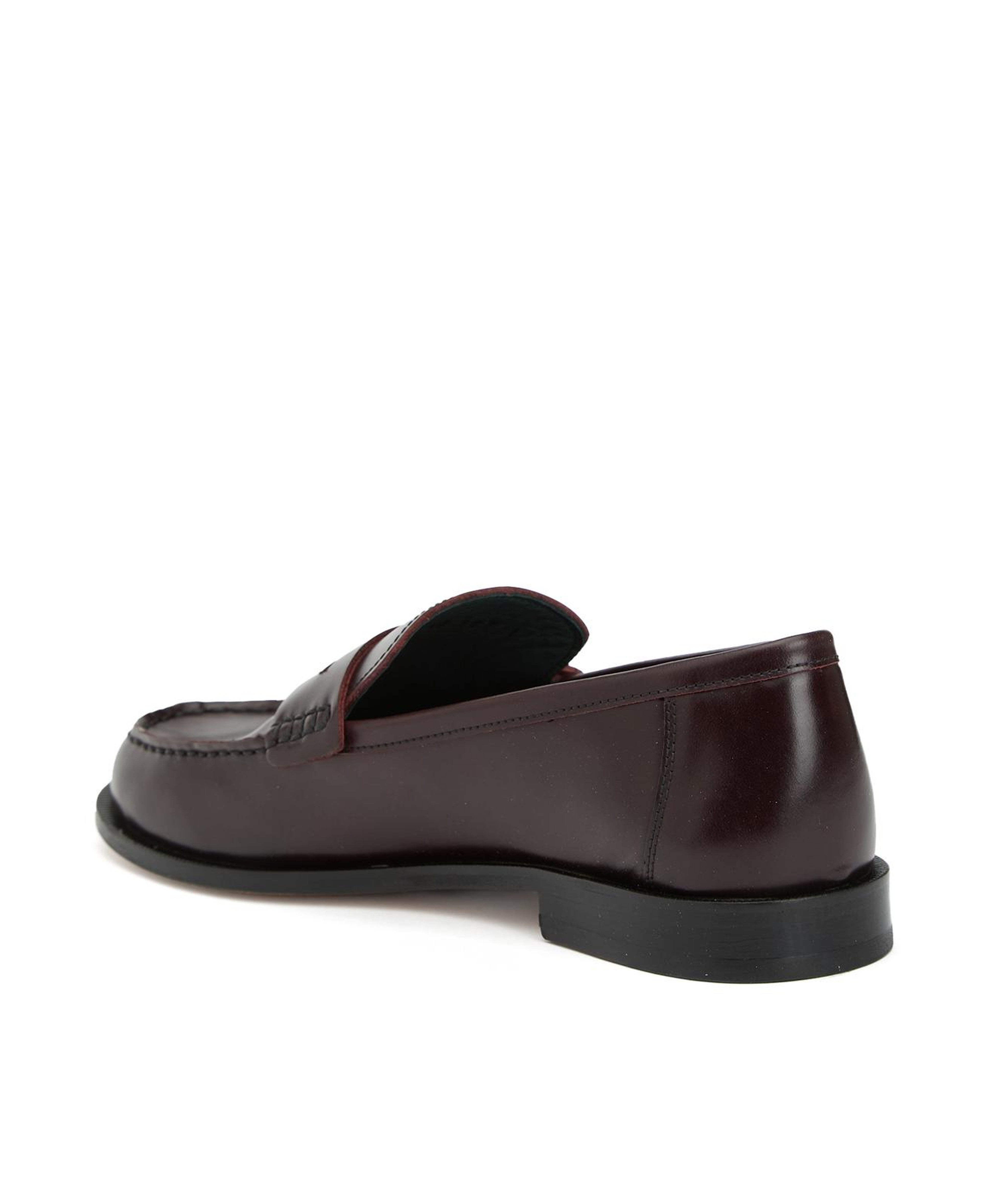 George Hogg Kadın Bordo Deri Loafer