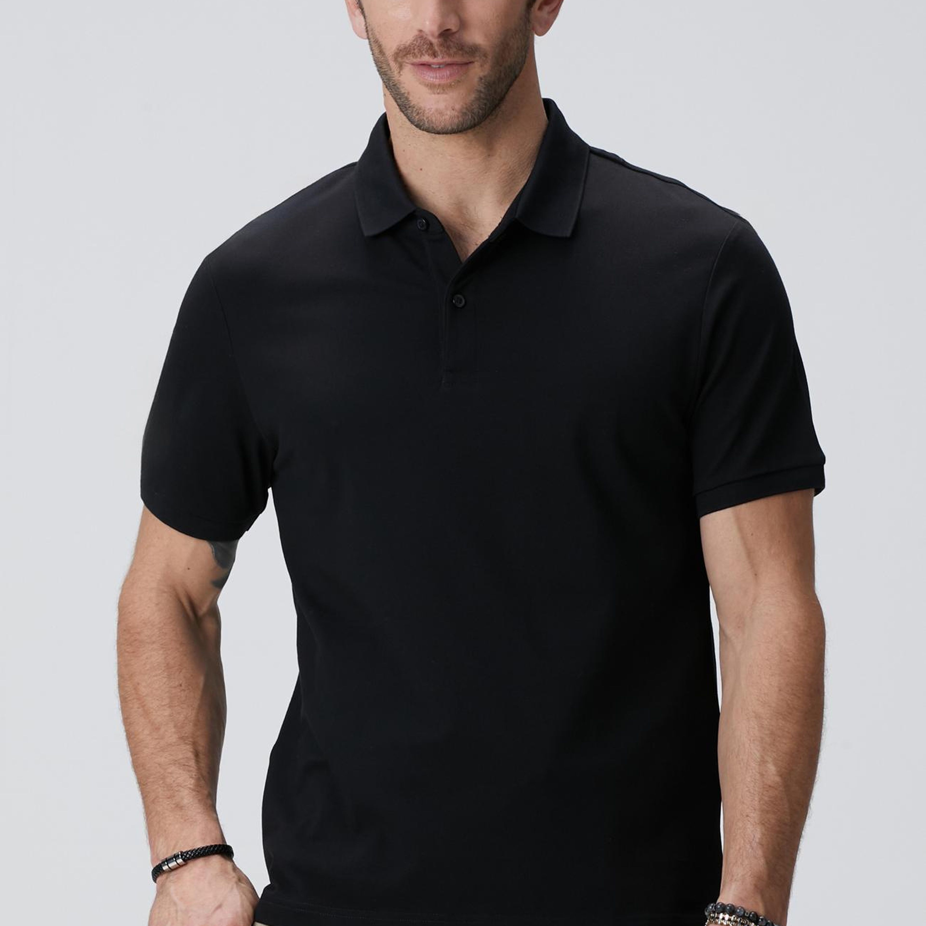 Network Erkek N-Tech Siyah Polo Yaka T-Shirt