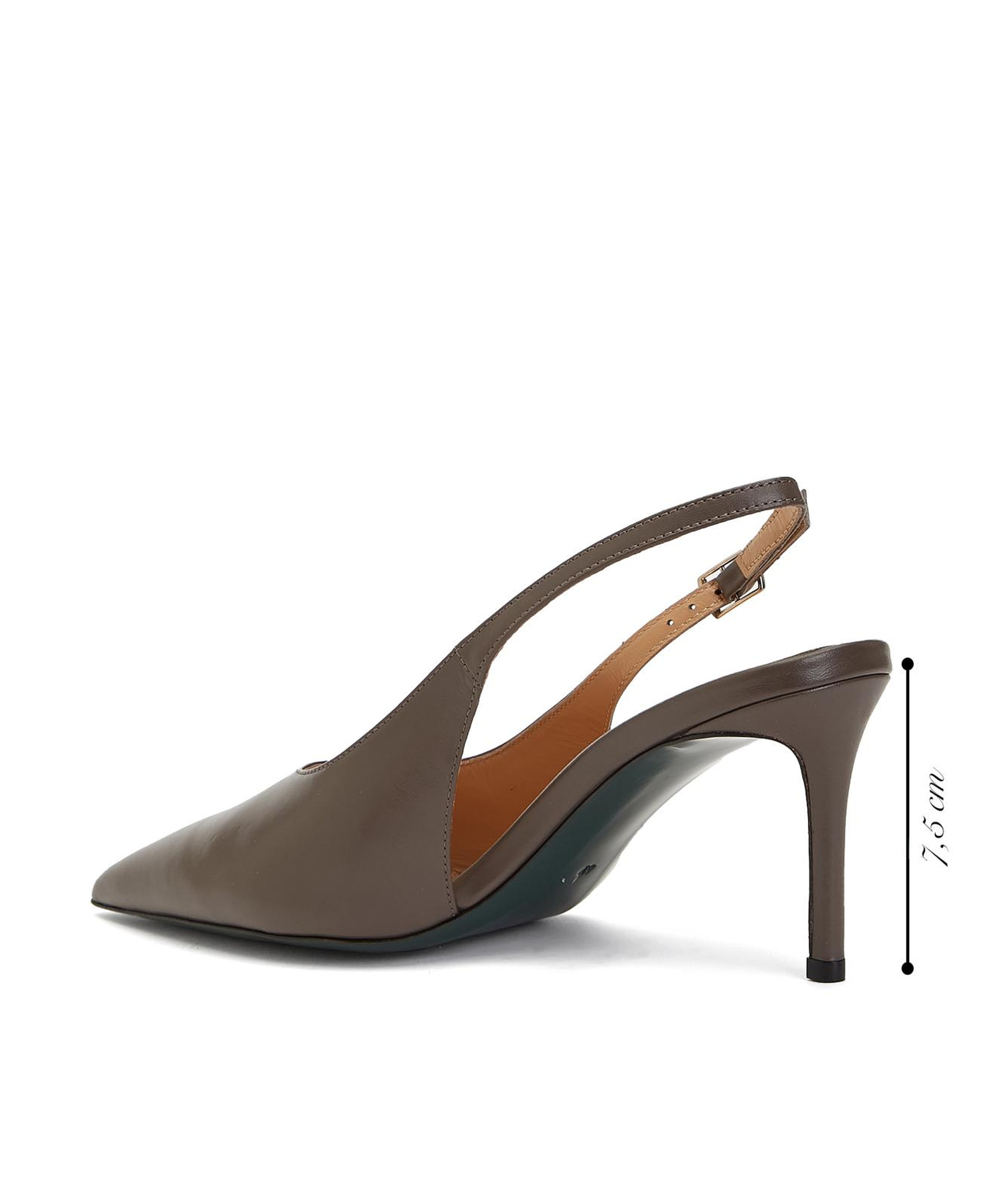 George Hogg Kadın Vizon Deri Topuklu Stiletto