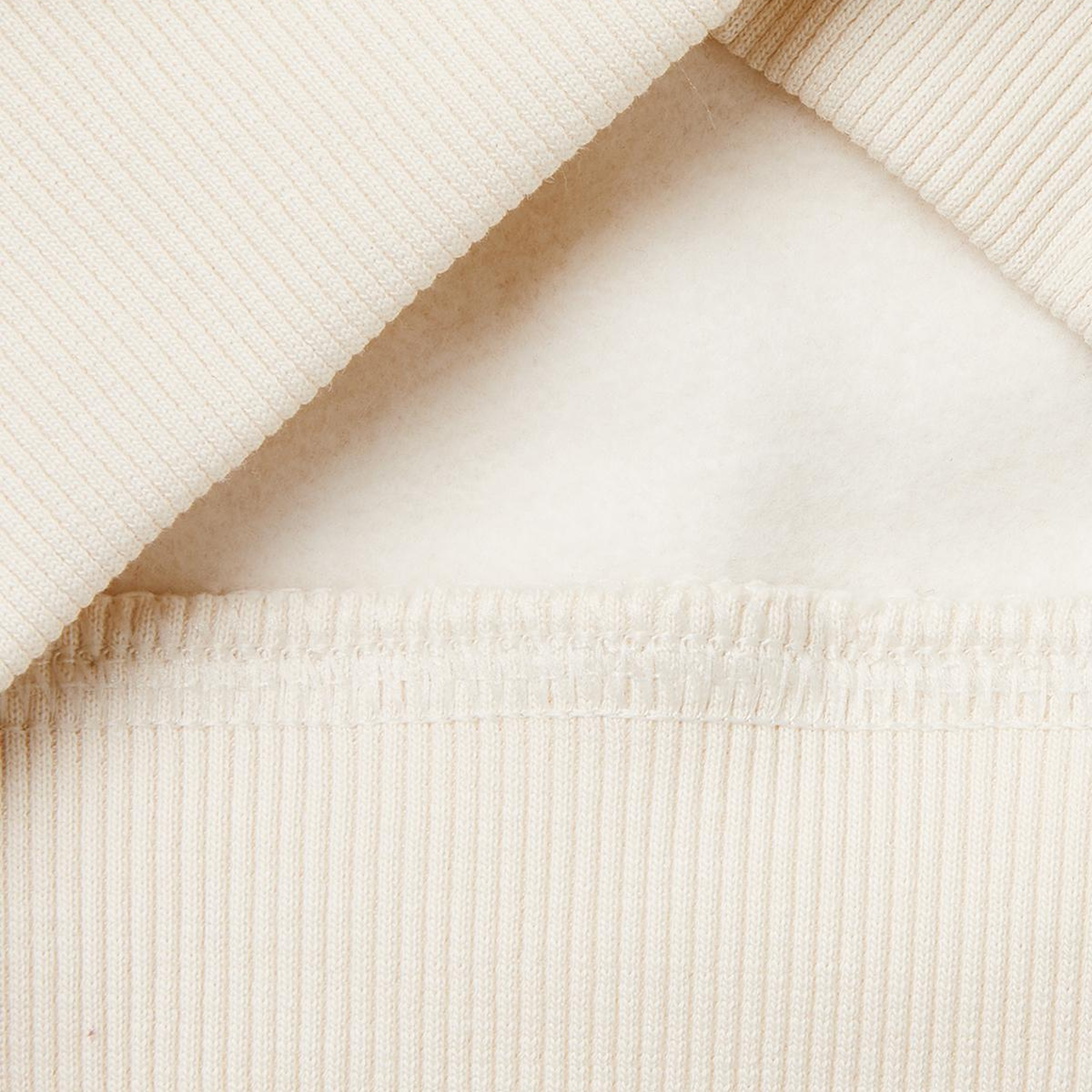 Erkek Çocuk Krem Tazmanya Baskılı Ribanalı Kapüşonlu Oversize Sweatshirt