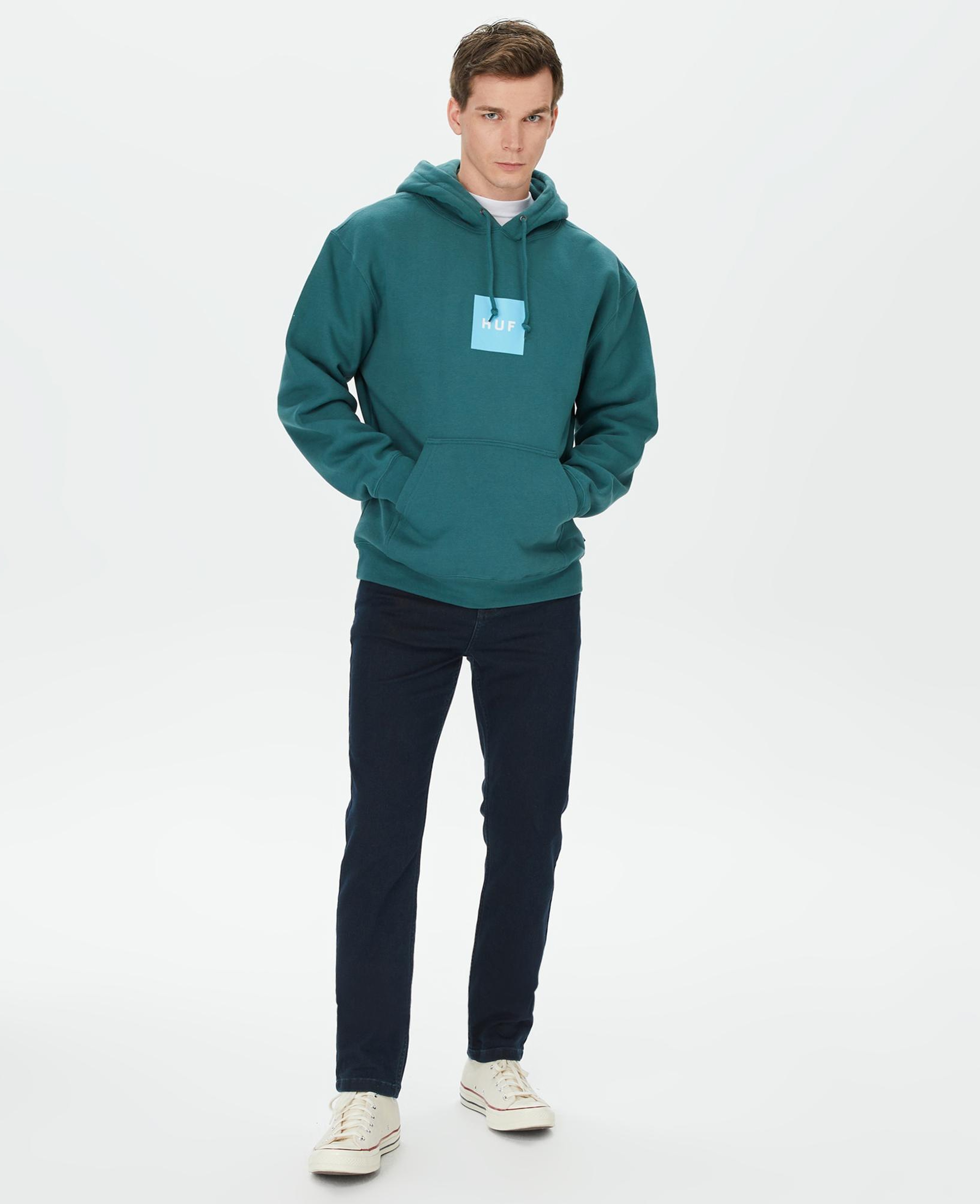 HUF Set Box Erkek Yeşil Hoodie